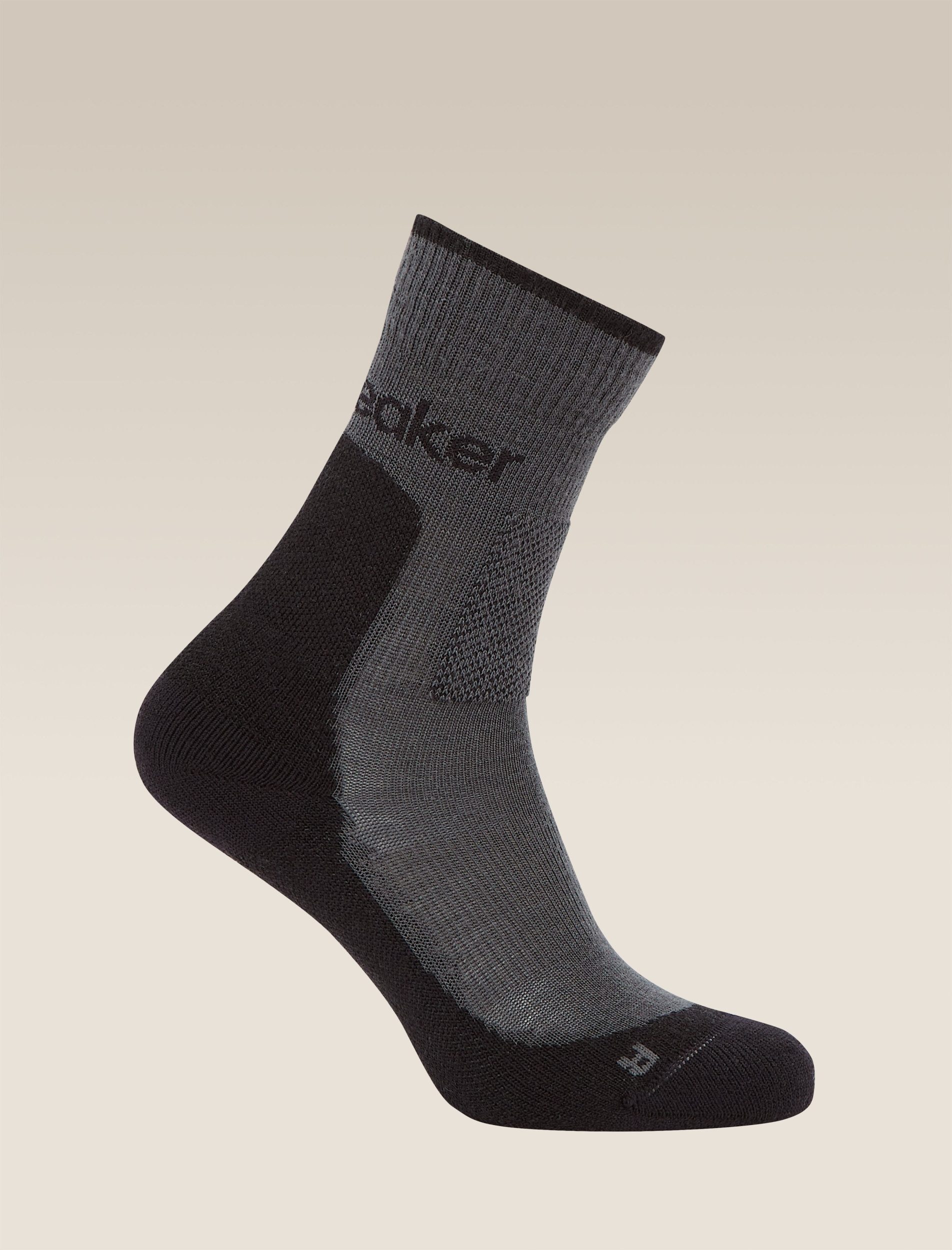 Icebreaker Sportsocken Women Merino Hike+ Medium Crew OBSIDIAN/BLACK