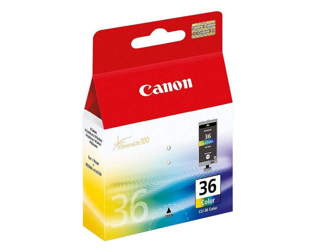Thumbnail - Canon CLI-36 Tintenpatrone (cyan, magenta und gelb)