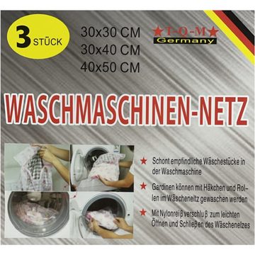 markenlose Wäschenetz 3er Wäschenetz Sockennetz Waschmaschinennetz 30x30cm 30x40cm 40x50cm