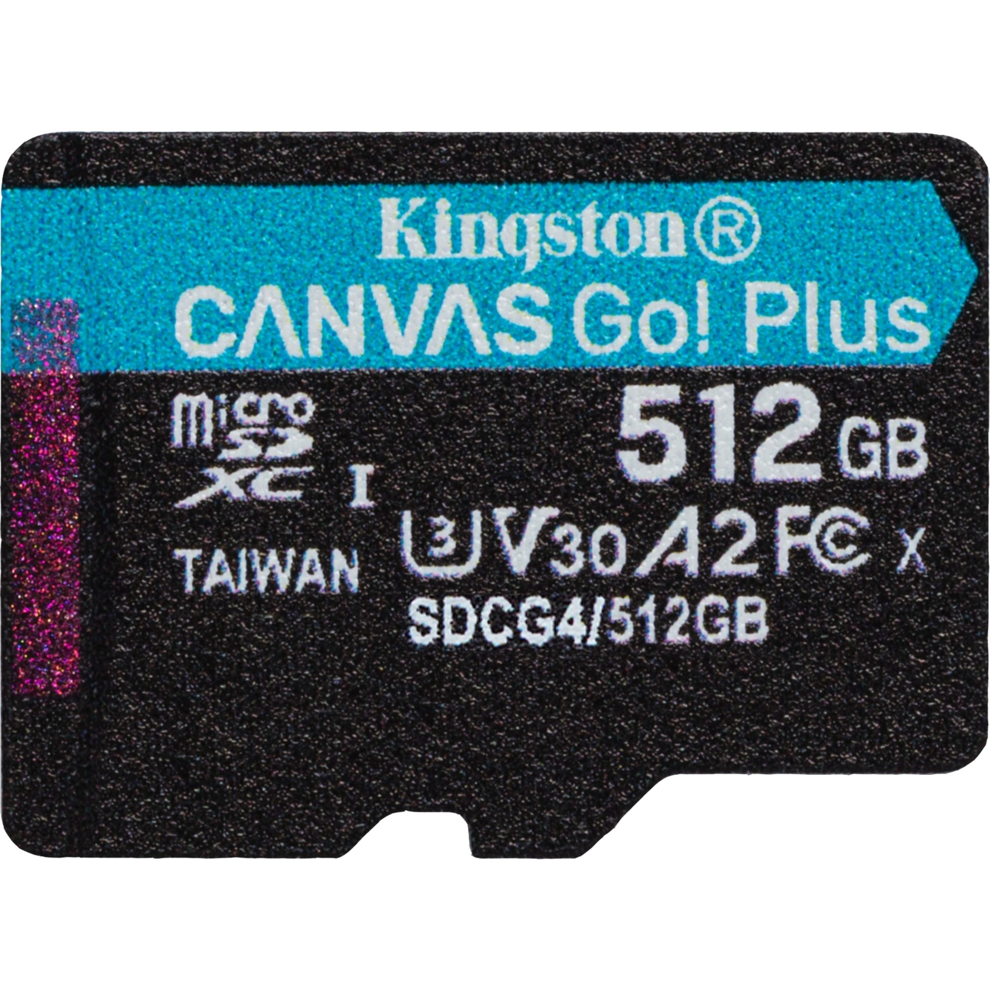 Kingston Kingston Canvas Go! Plus 512 GB microSDXC, Speicherkarte, (UHS-I U3 Speicherkarte (512 GB)