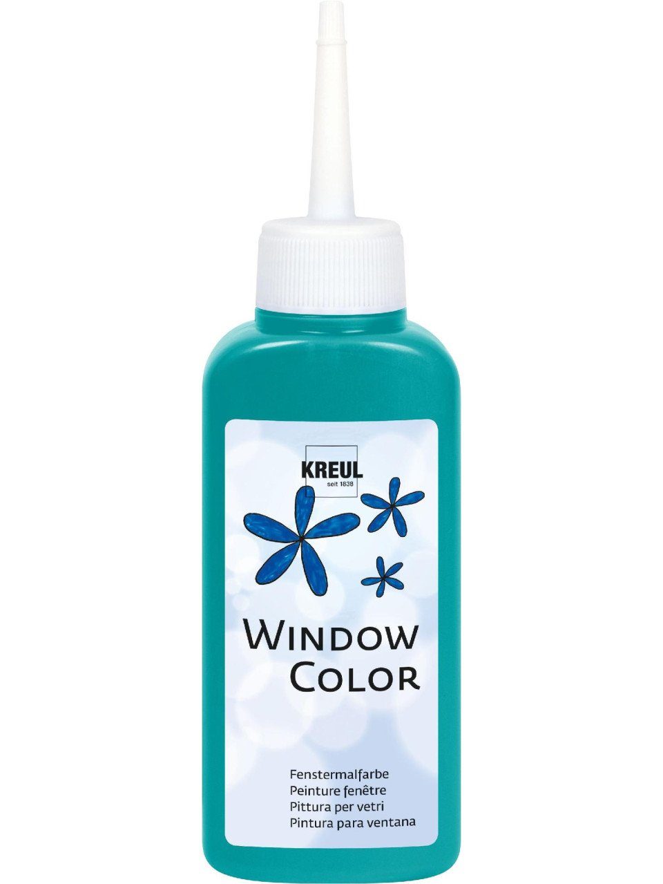 Bastelfarbe Kreul Window Color türkis 80 ml