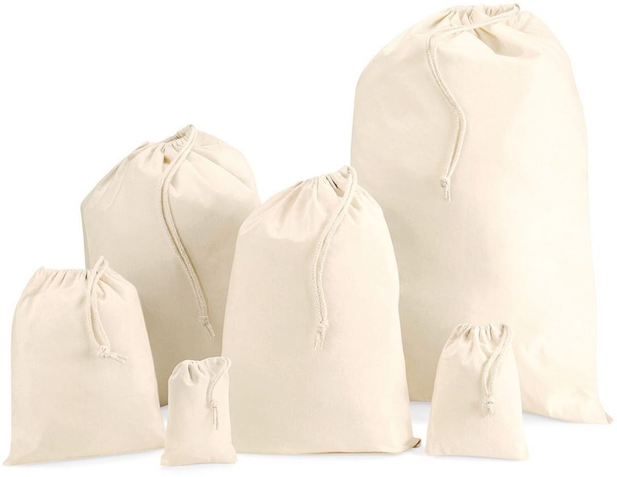 Westford Mill Turnbeutel Cotton Stuff Bag / Turnbeutel / verschiedene Größen