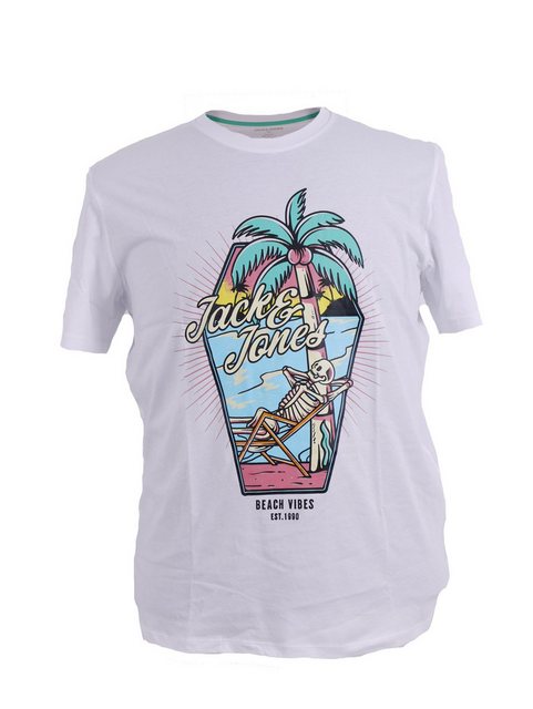 Jack & Jones Print-Shirt T-Shirt Palmen Druck in XXL Größen von Jack & Jone günstig online kaufen