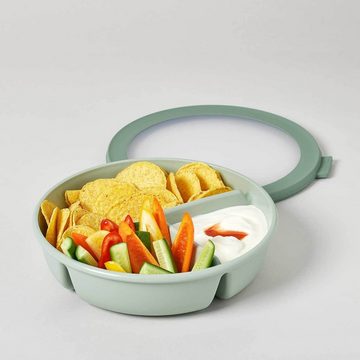 Mepal Lunchbox Cirqula Bento Bowl Mulitschüssel, Kunststoff, (1-tlg), Spülmaschinengeeignet, Mikrowellengeeignet, Gefrierfachgeeignet