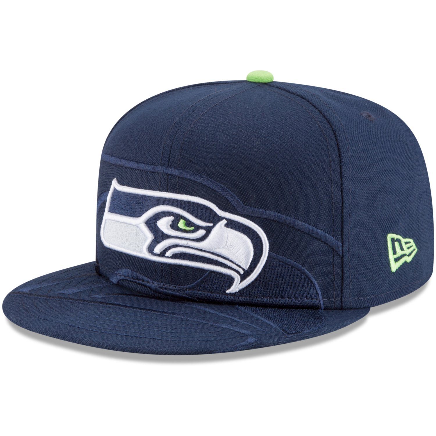 New Era Fitted Cap 59Fifty SPILL Logo NFL Teams Seattle Seahawks