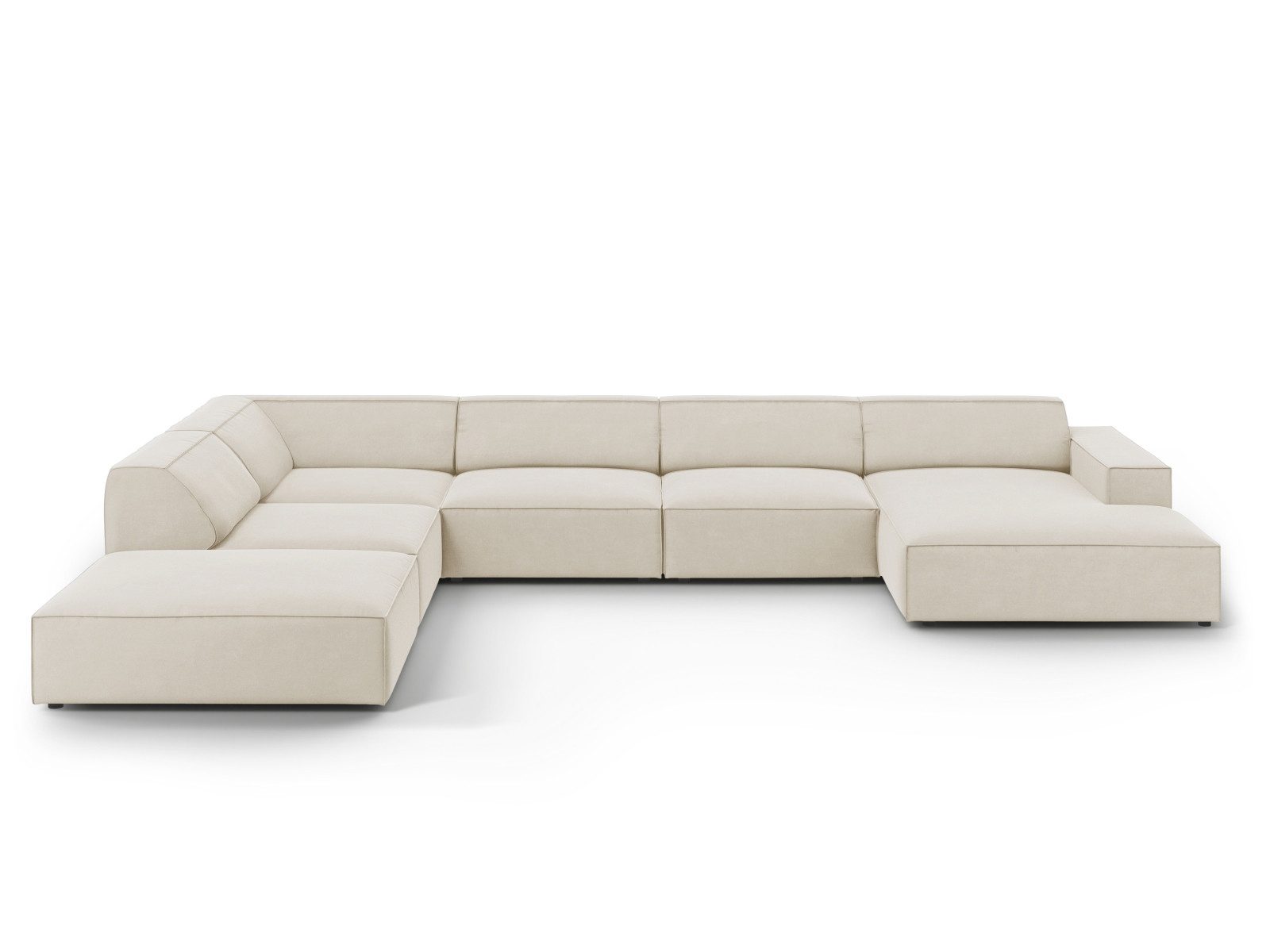 Micadoni Ecksofa Jodie, Panorama 7-Sitzer günstig online kaufen