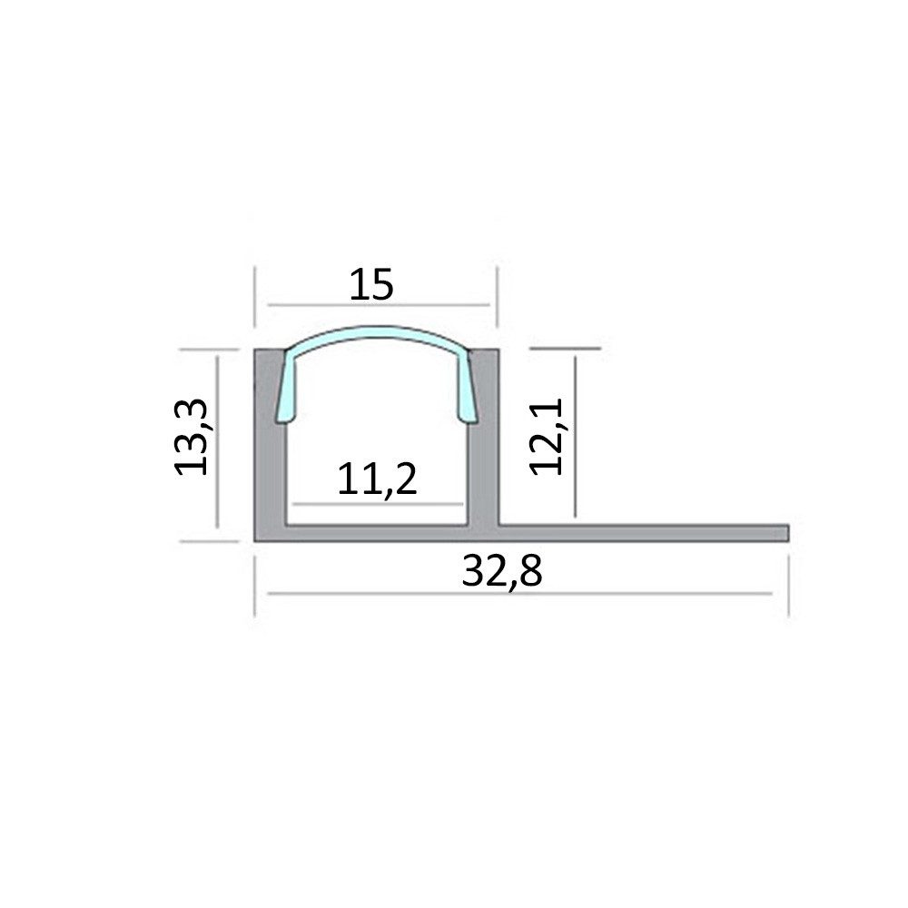 tktrading24 LED-Stripe-Profil T77 LED Alu Fliesenprofil günstig online kaufen