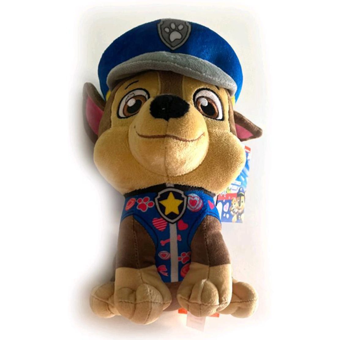 SAMBRO Kuscheltier Paw Patrol Chase Plüschtier - Kuschelig weich, 25 cm