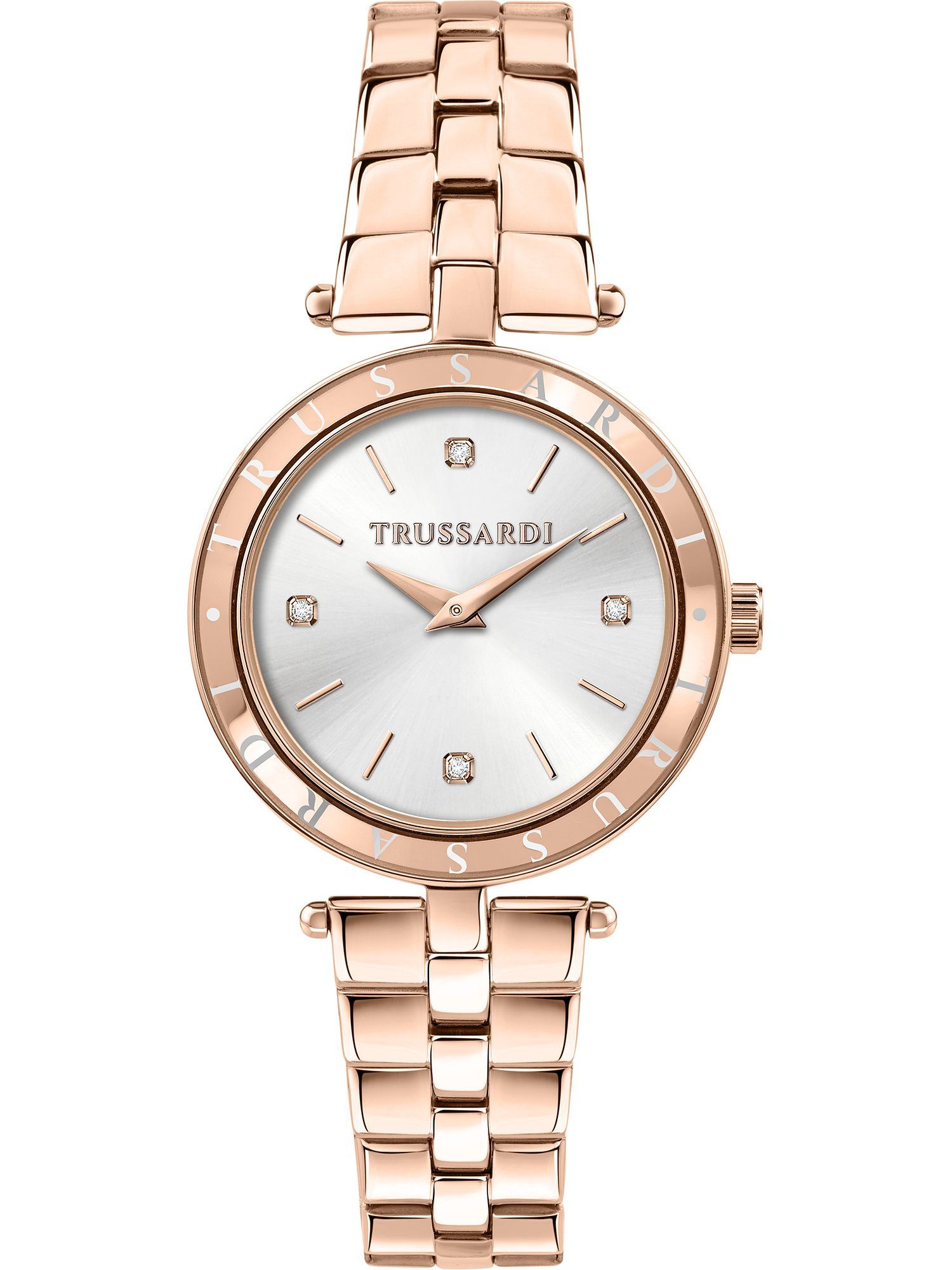 Trussardi Quarzuhr Trussardi Damen-Uhren Analog Quarz