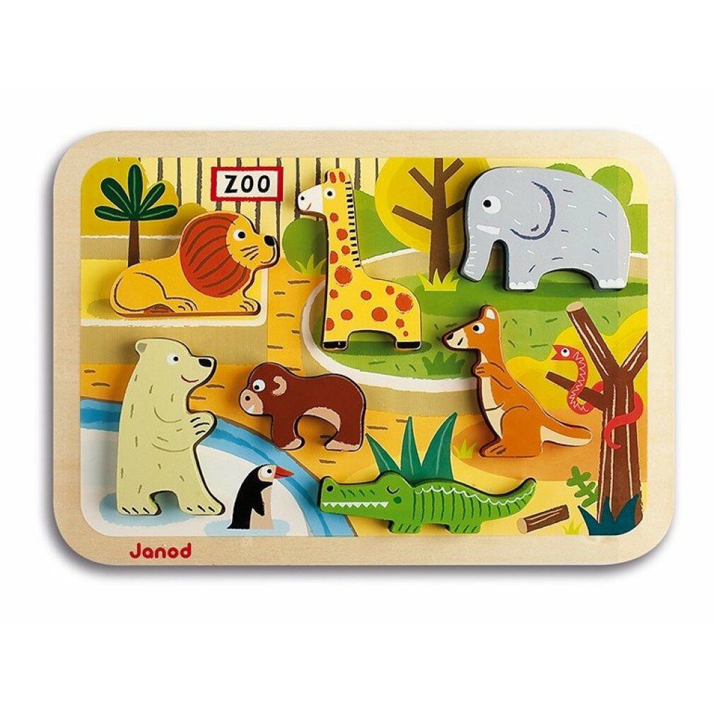 Janod Puzzle Puzzle Zoo Chunky, Puzzleteile
