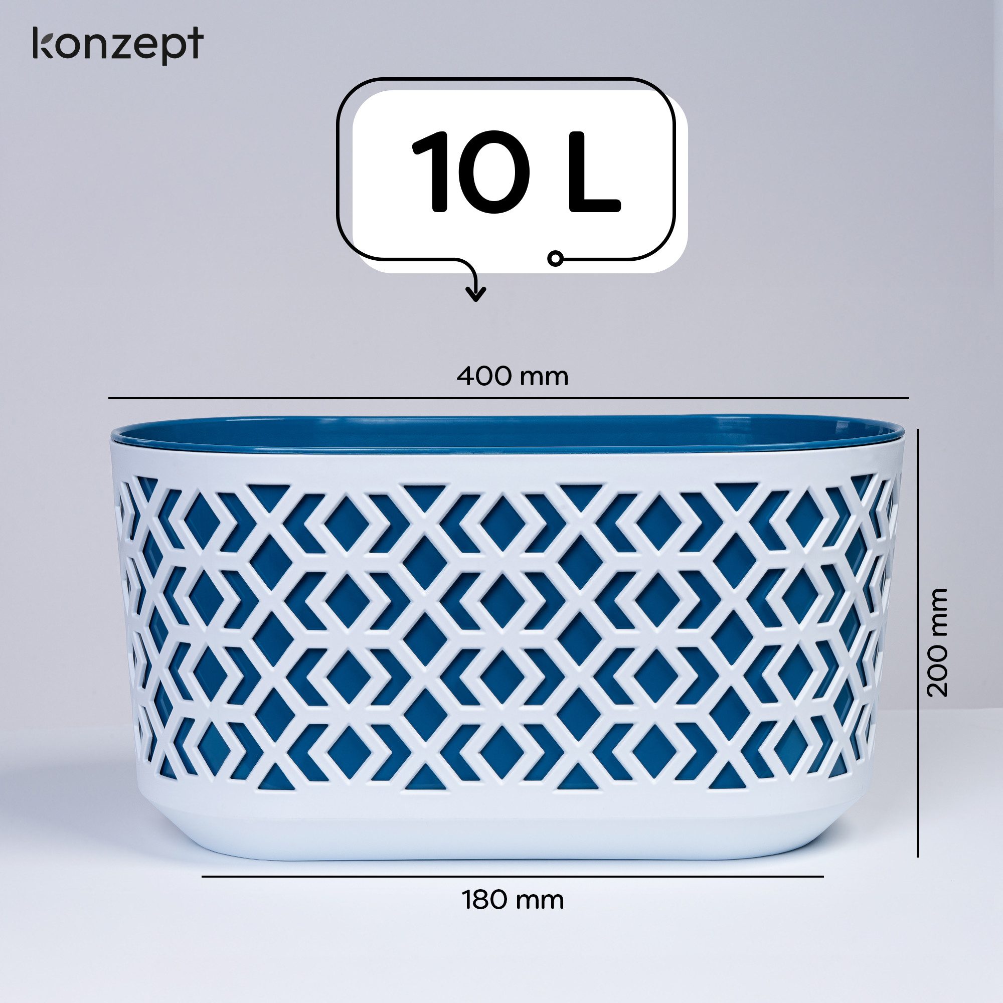 KONZEPT Blumenkasten Blumenkasten Balkon 40 cm günstig online kaufen