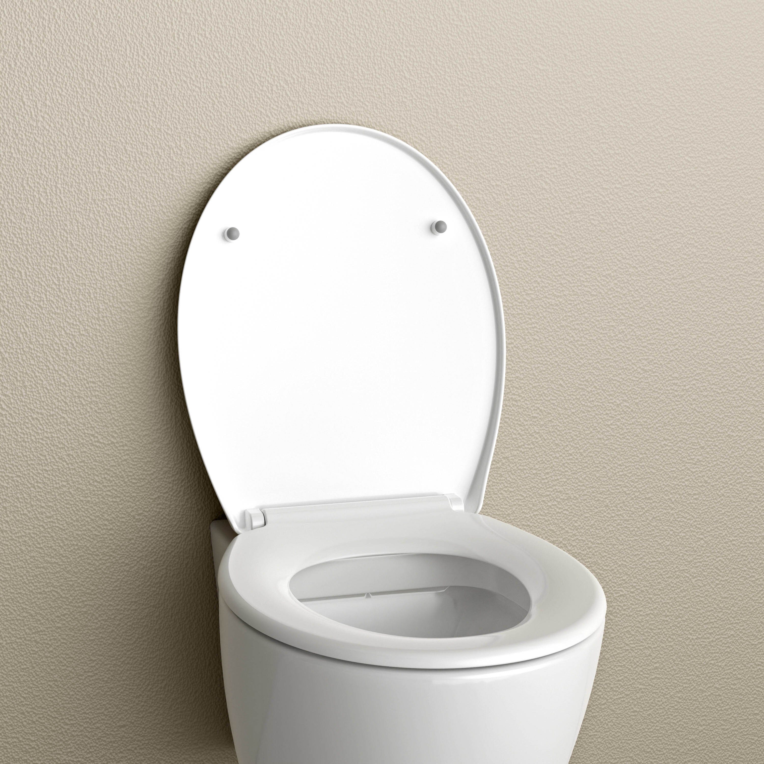 Bernstein WC-Sitz U2004, WC-Sitz U2004 Softclose Weiß glänzend Duroplast Ersatzdeckel