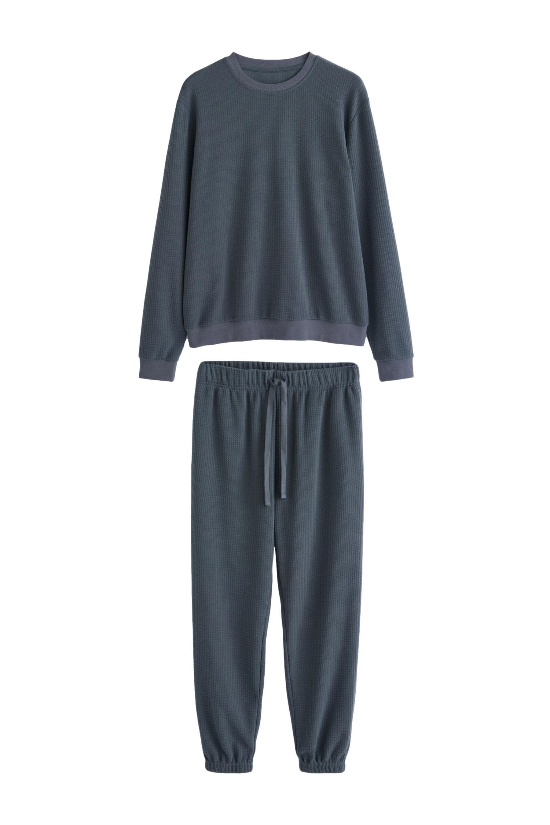 Next Pyjama Langarm-Schlafanzug mit weicher Waffelstruktur günstig online kaufen