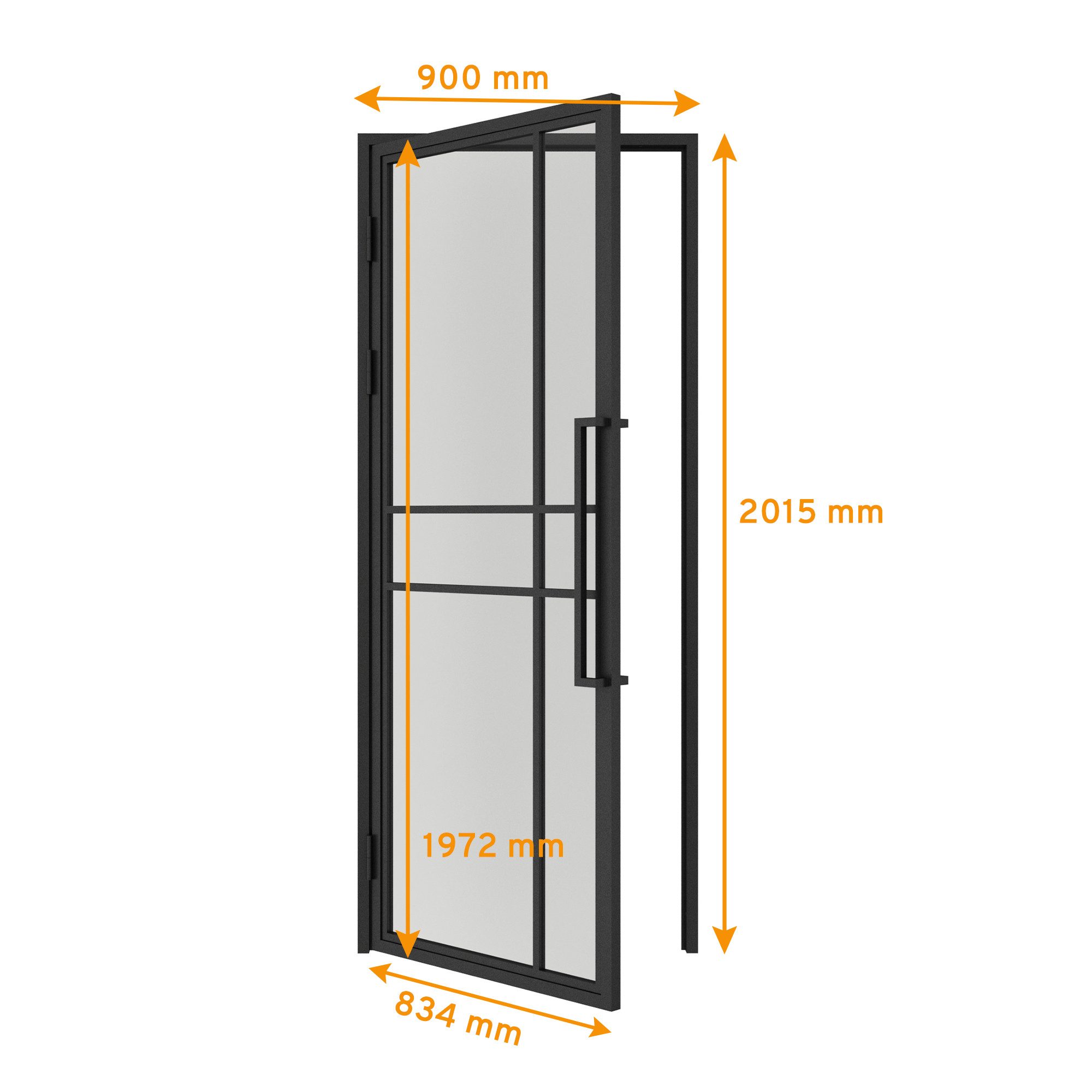 inova wohnen Zimmertür Glastür Designfelder Dekor günstig online kaufen