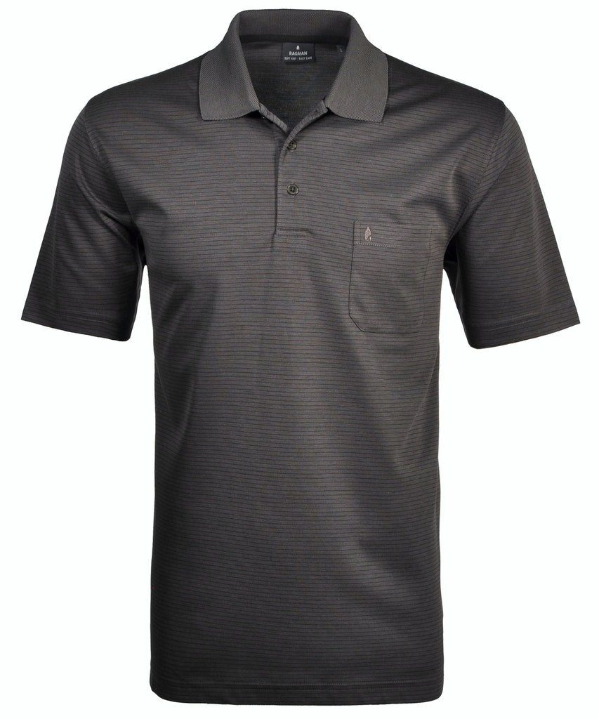 RAGMAN T-Shirt Ragman / He.Polo / Polo button fineliner