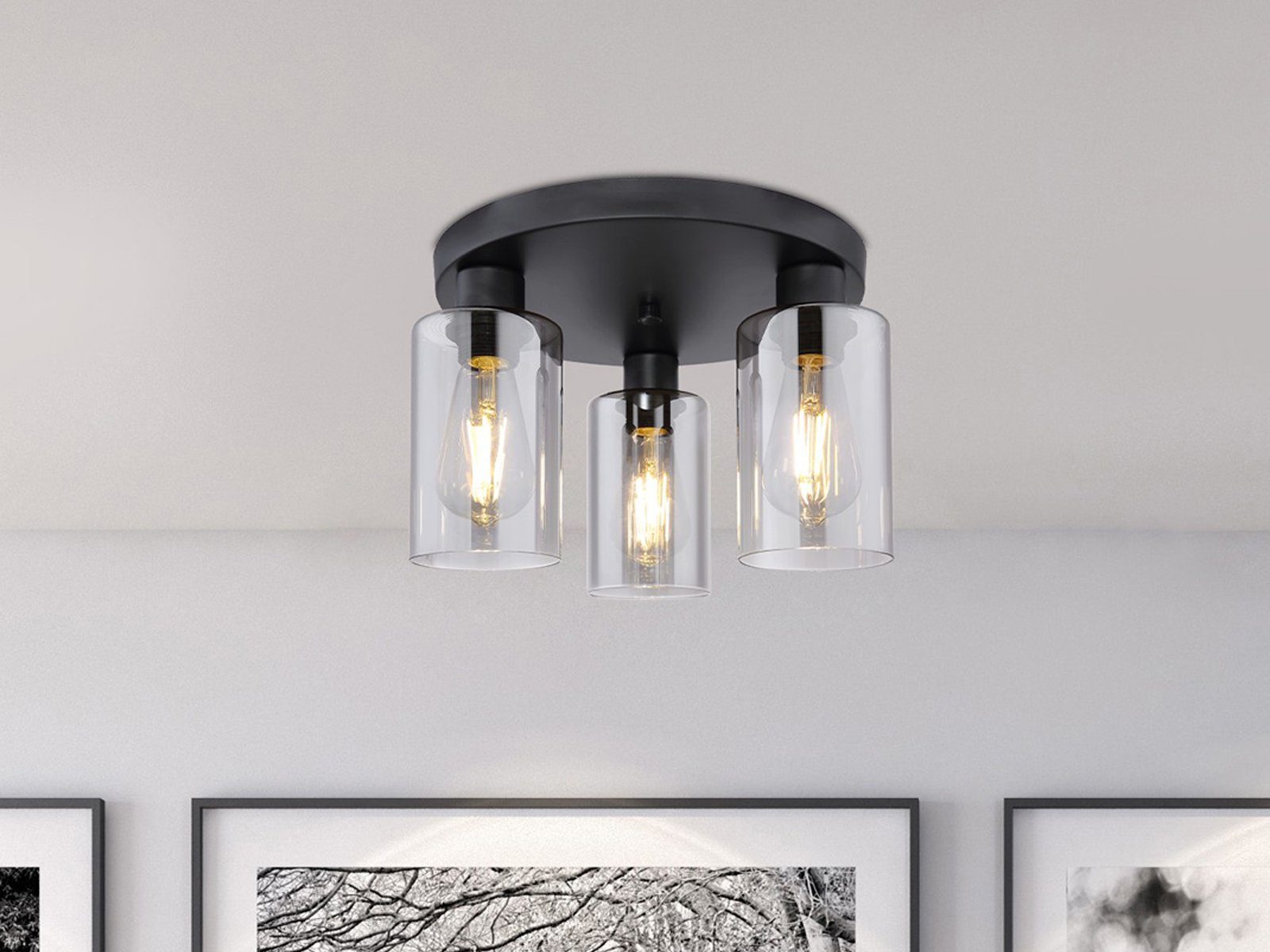 GLOBO LIGHTING LED Deckenleuchte, Leuchtmittel stufenweise günstig online kaufen