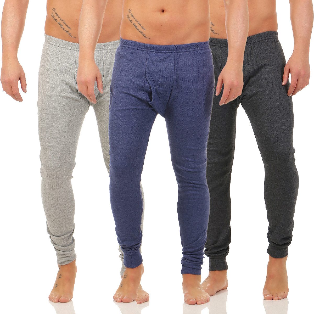 Thermoleggings Herren Thermo Leggings CL 4034 Blau 5/M