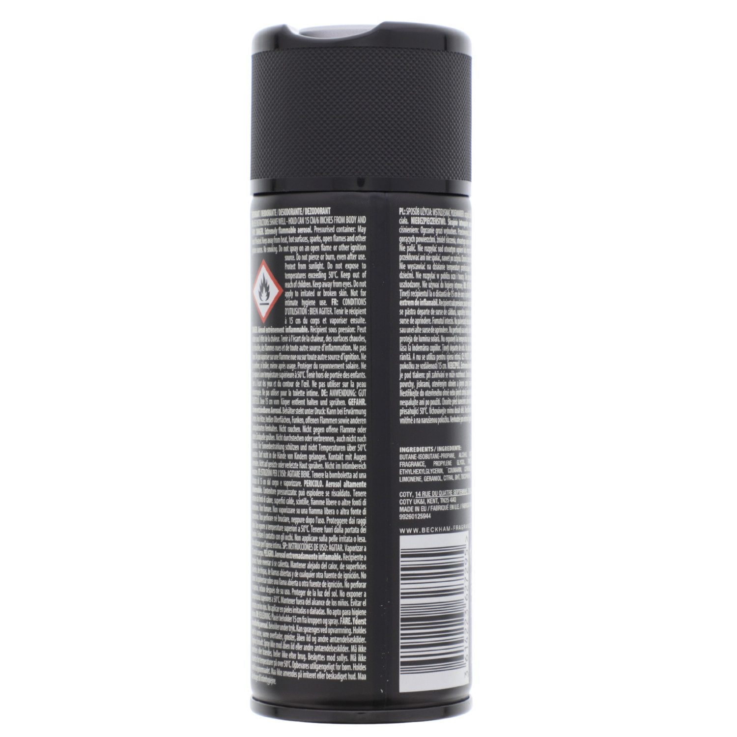 DAVID BECKHAM Bodyspray David Beckham RESPECT Deo Body Spray 150ml Holzig aromatischer Herrend