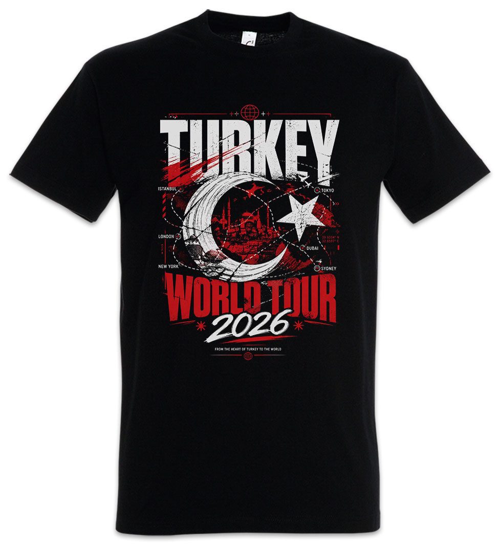 Urban Backwoods Print-Shirt Team Turkey 3 Herren T-Shirt Türkei Istanbul Fußball WM Soccer (1-tlg) Football Turnier 2026 Weltmeisterschaft