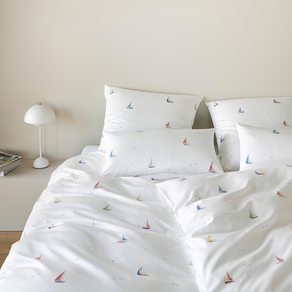 Elegante Bettwäsche Sail Away, Mako Satin, 2 teilig