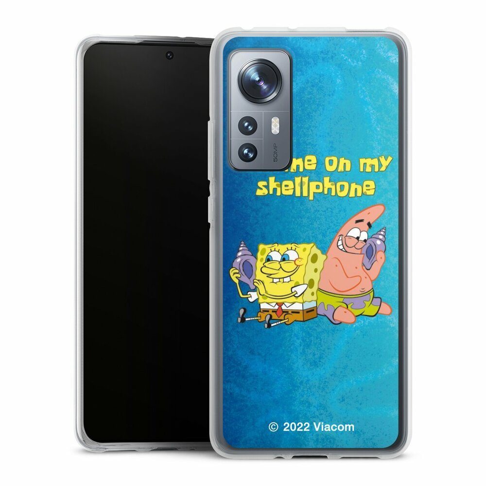 DeinDesign Handyhülle Patrick Star Spongebob Schwammkopf Serienmotiv, Xiaomi 12 5G Silikon Hülle Bumper Case Handy Schutzhülle