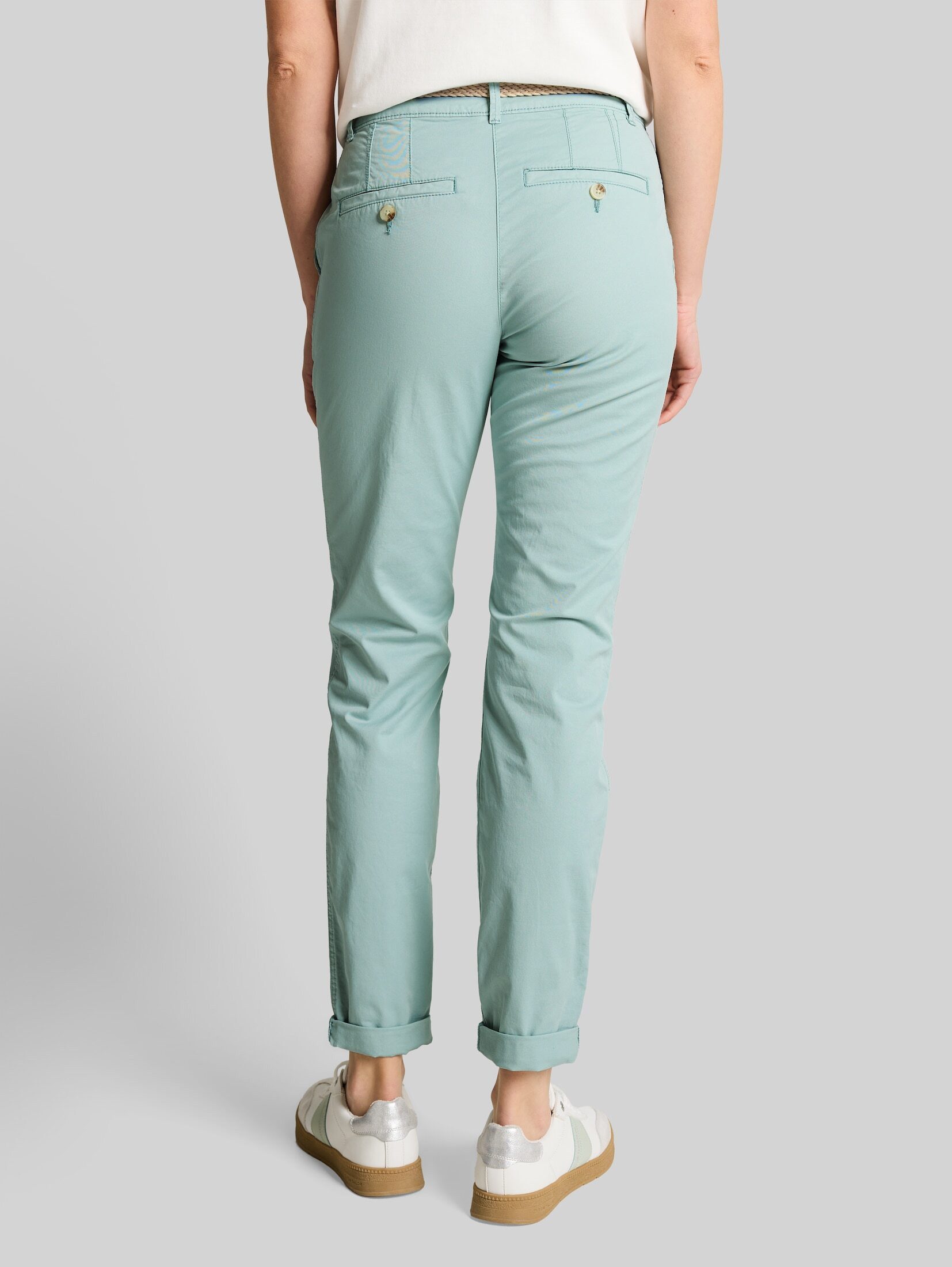 TOM TAILOR Stoffhose Hosen & Chino Slim Chino Hose mit Gürtel – Bild 4 von 5