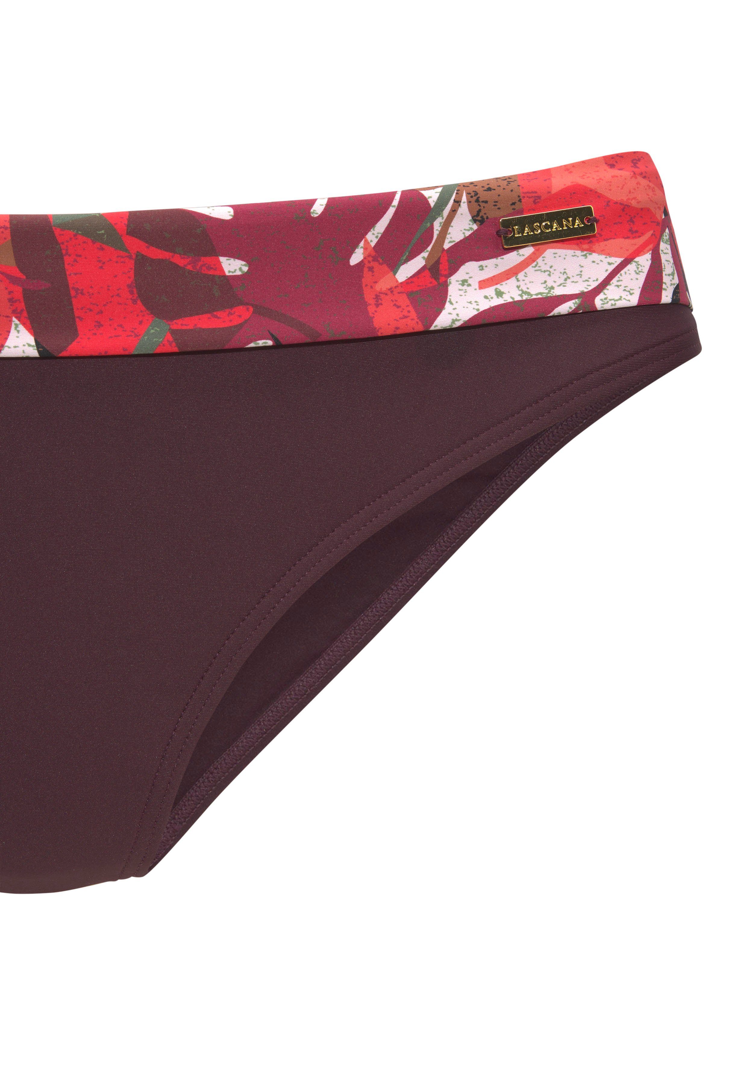 LASCANA Bikini-Hose Ava im tropischen Design – Bild 3 von 5