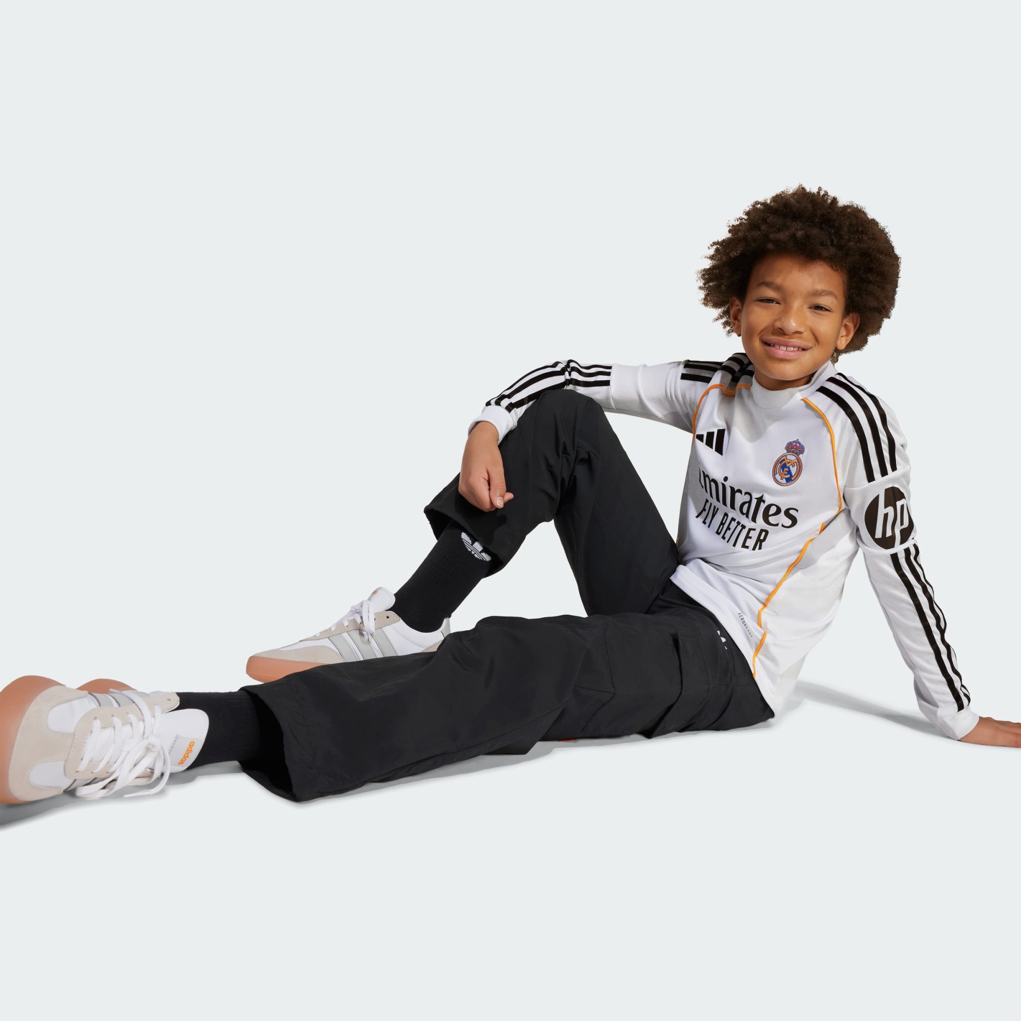 adidas Performance Langarmshirt REAL MADRID 25/26 LONG SLEEVE KIDS HEIMTRIKOT (1-tlg)