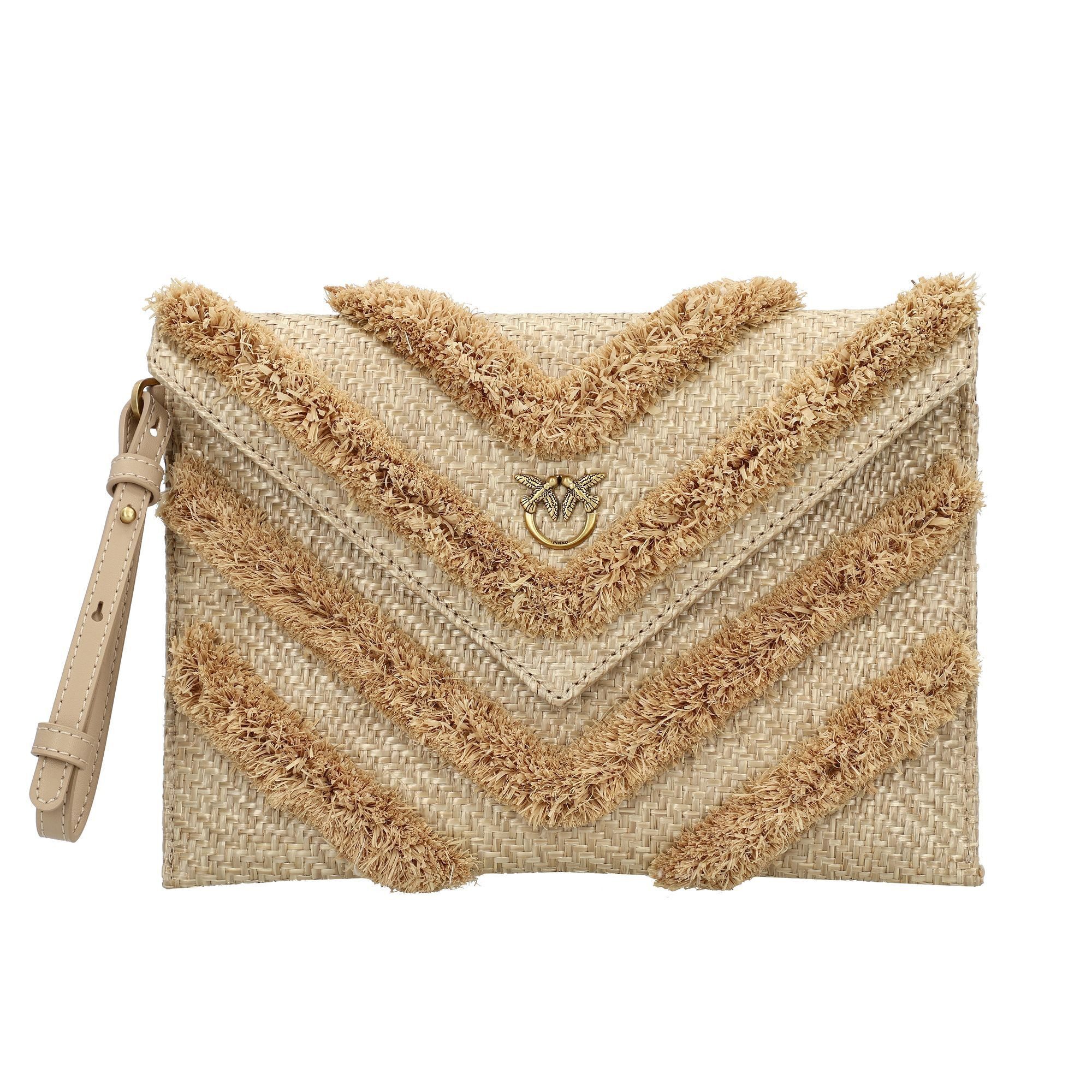 PINKO Clutch Flat Purse, Polyester