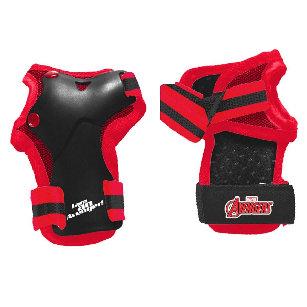 MARVEL Skateboard Marvel Avengers Schoner-Set – Skateboard & Inliner Schutz für Kinder