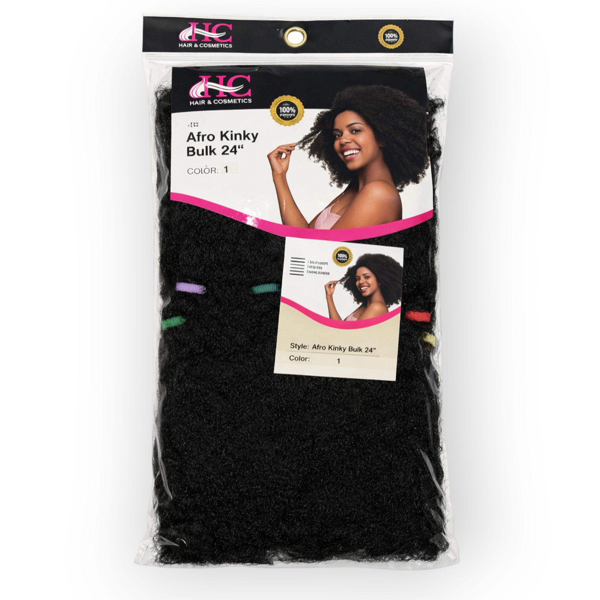 HC Kunsthaar-Extension HC Afro Twist Braid Soft Kinky 24'', ideal für Braids und Twists, langanhaltender Style