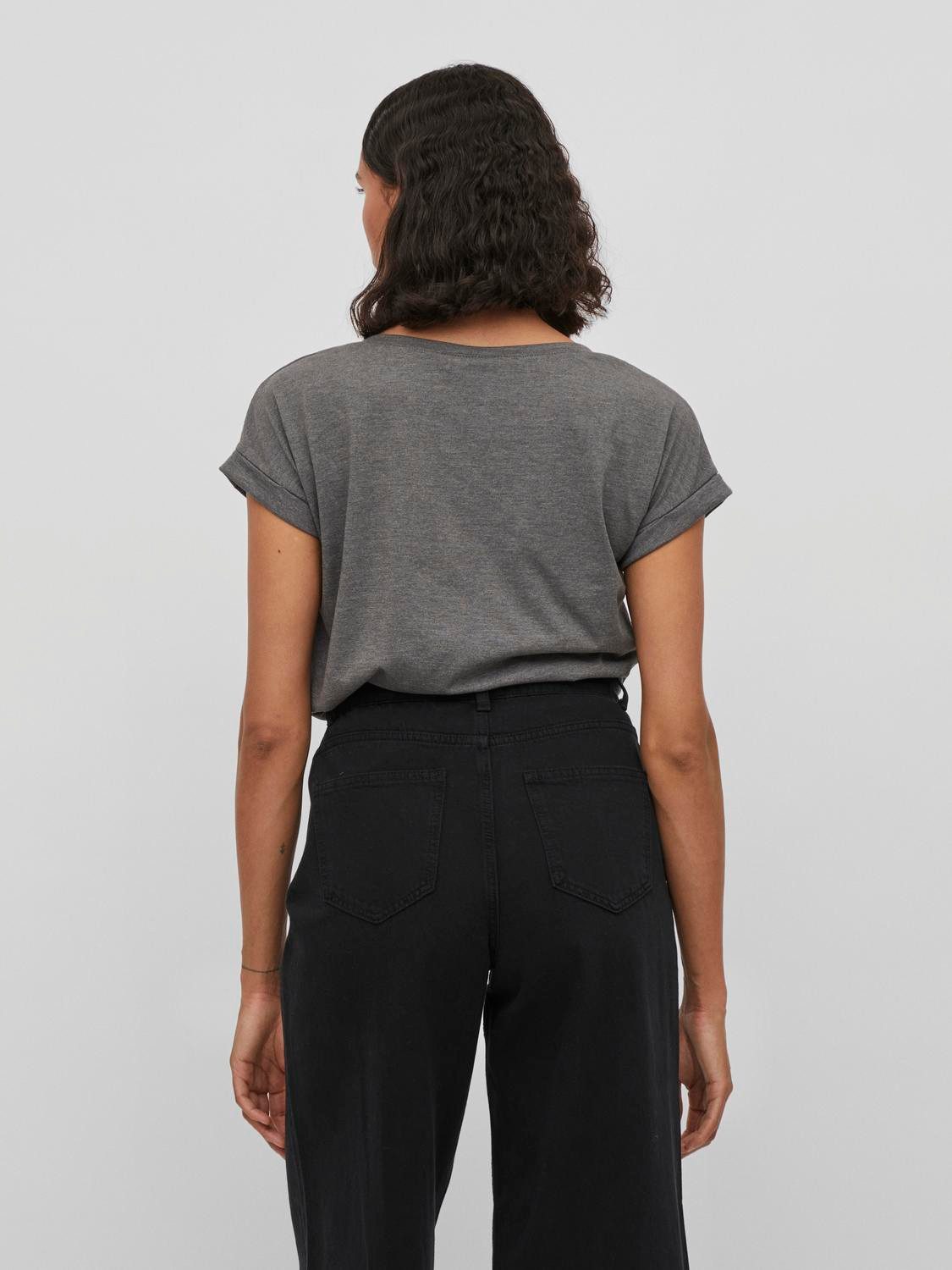 Vila Rundhalsshirt VIDREAMERS NEW PURE T-SHIRT/SU-NOOS Basic Damen-T-Shirt günstig online kaufen