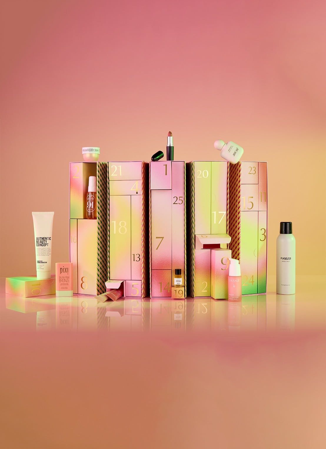 de Bijenkorf Adventskalender de Bijenkorf Beauty Adventskalender 2026 mit 25 Türchen (25-tlg), Luxuriöse Beauty-Auswahl aus Duft, Pflege, Make-up und Haarpflege – Bild 4 von 5