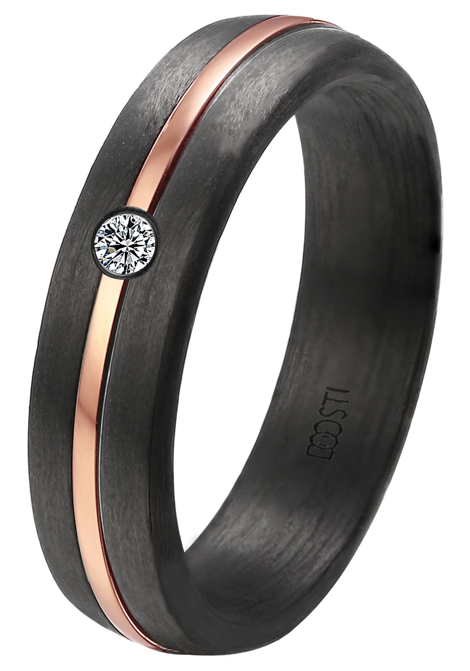 DOOSTI Trauring Schmuck Geschenk CARBON Trauring Ehering Partnerring LIEBE, günstig online kaufen