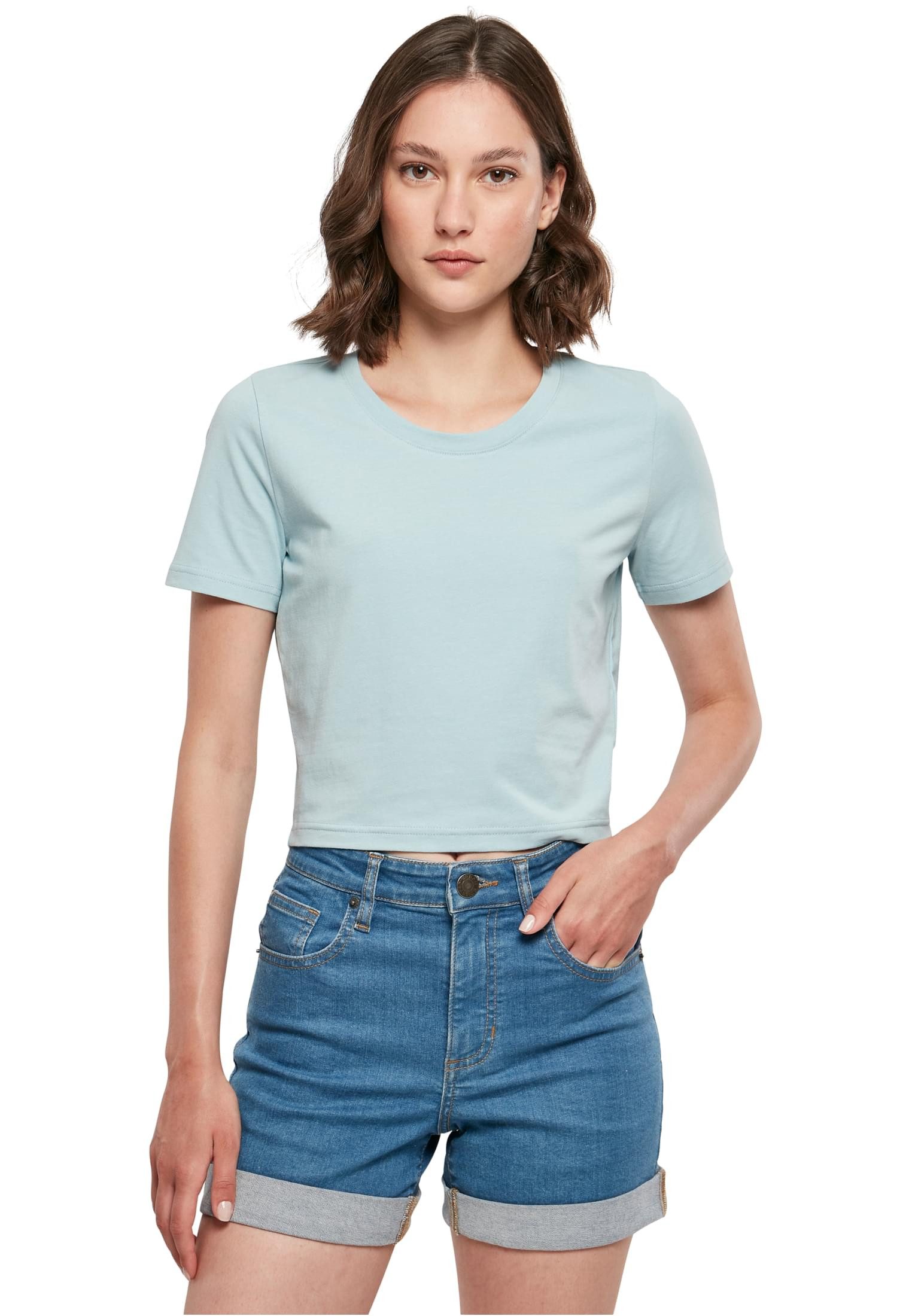 urbandreamz T-Shirt Damen Kurzarm Rundhals Cropped Tee Bauchfrei Shirt günstig online kaufen
