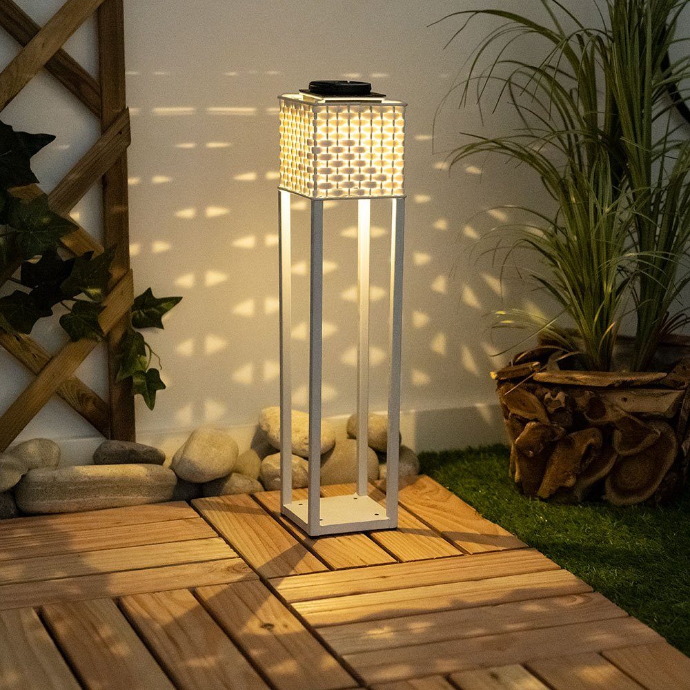 3 x LED Solarlampe Steine Solarleuchte Gartenlampe Dekoleuchte SPOT braun 