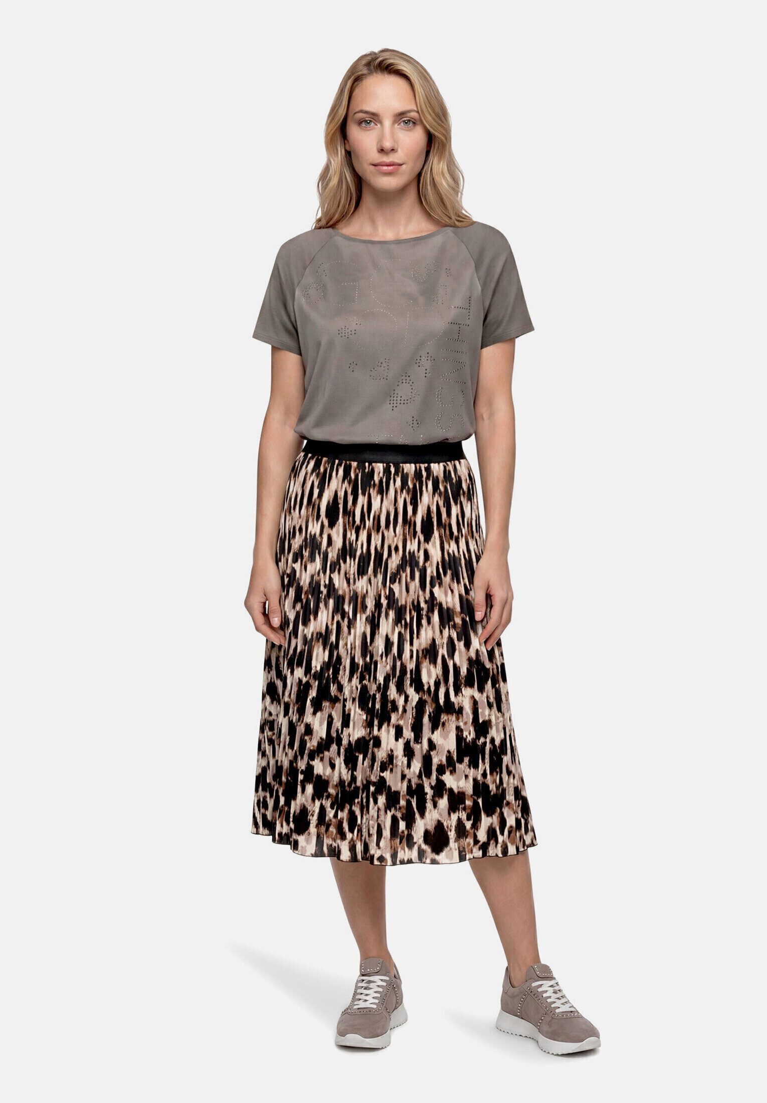 Betty Barclay Kurzarmshirt Damen mit Patches (1-tlg)