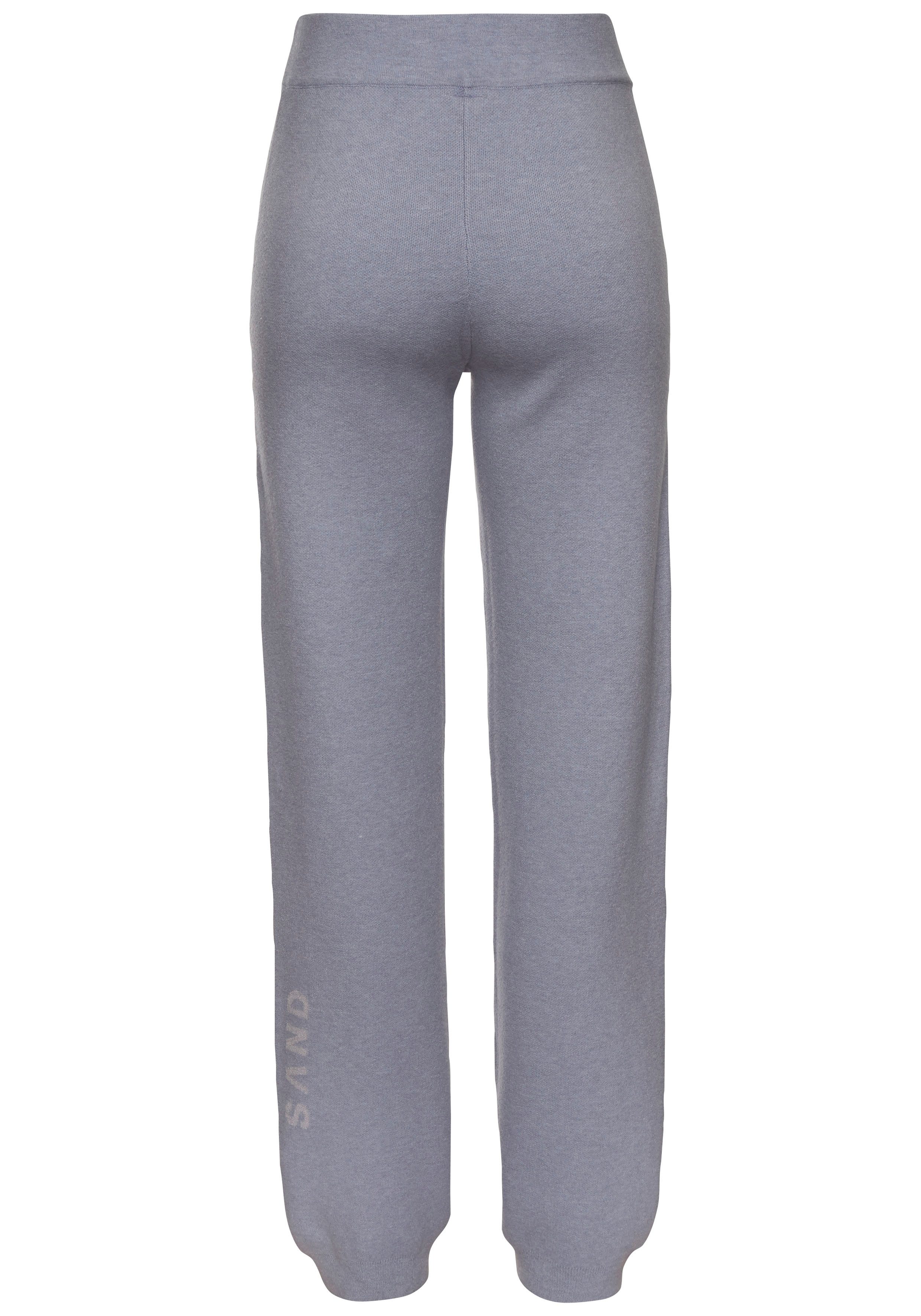 Elbsand Strickhose mit eingestricktem Logo, aus hochwertigen Feinstrick, Loungewear