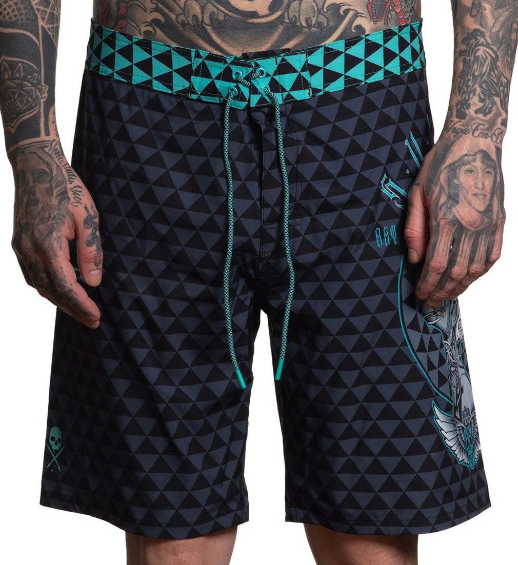 Sullen Clothing Boardshorts Butterfly Tattoo Rosen günstig online kaufen