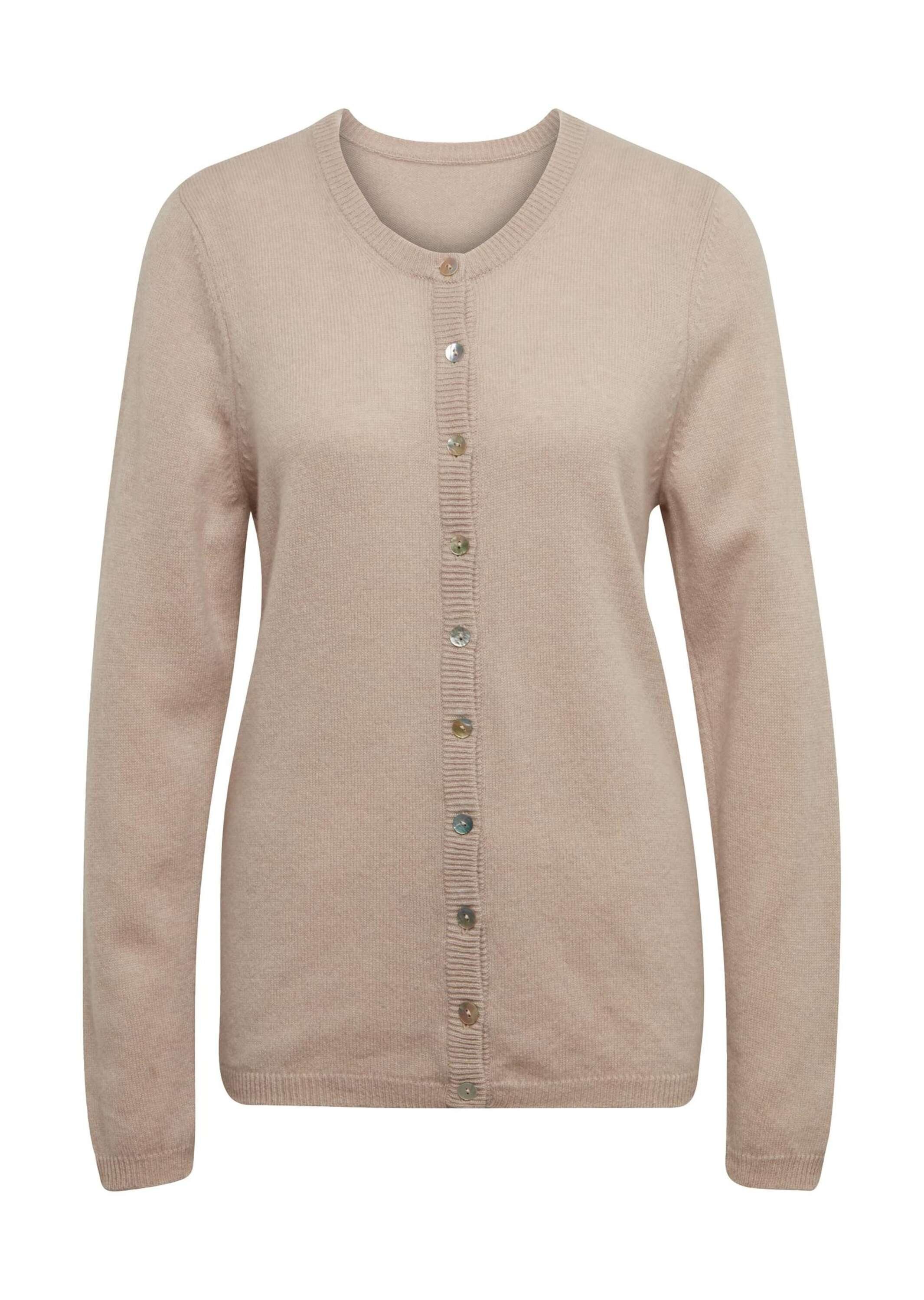 GOLDNER Strickjacke Kaschmirstrickjacke mit Rundhalsausschnitt günstig online kaufen