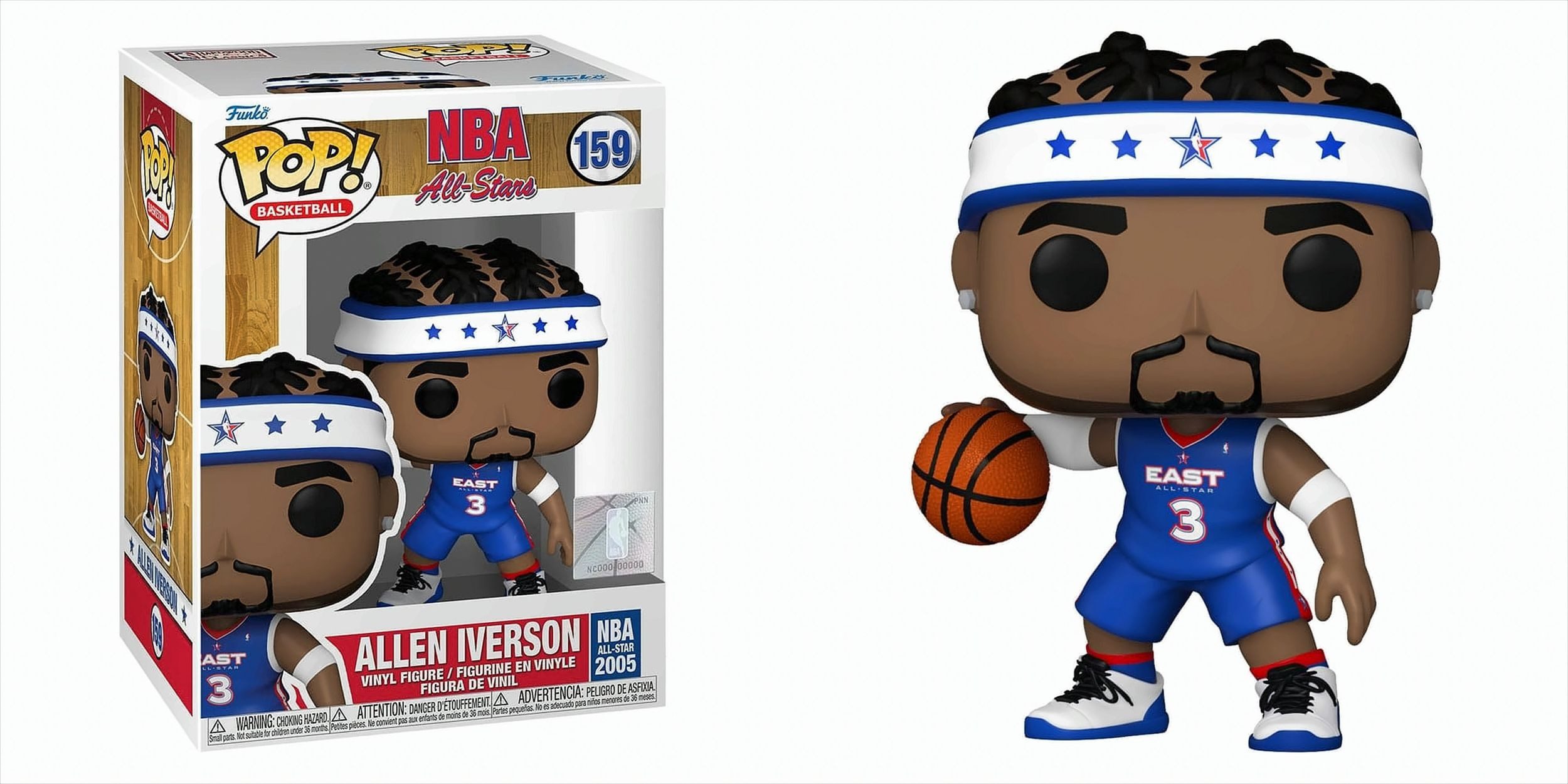 Spielfigur NBA All Stars Legends - POP - Allen Iverson (2005)