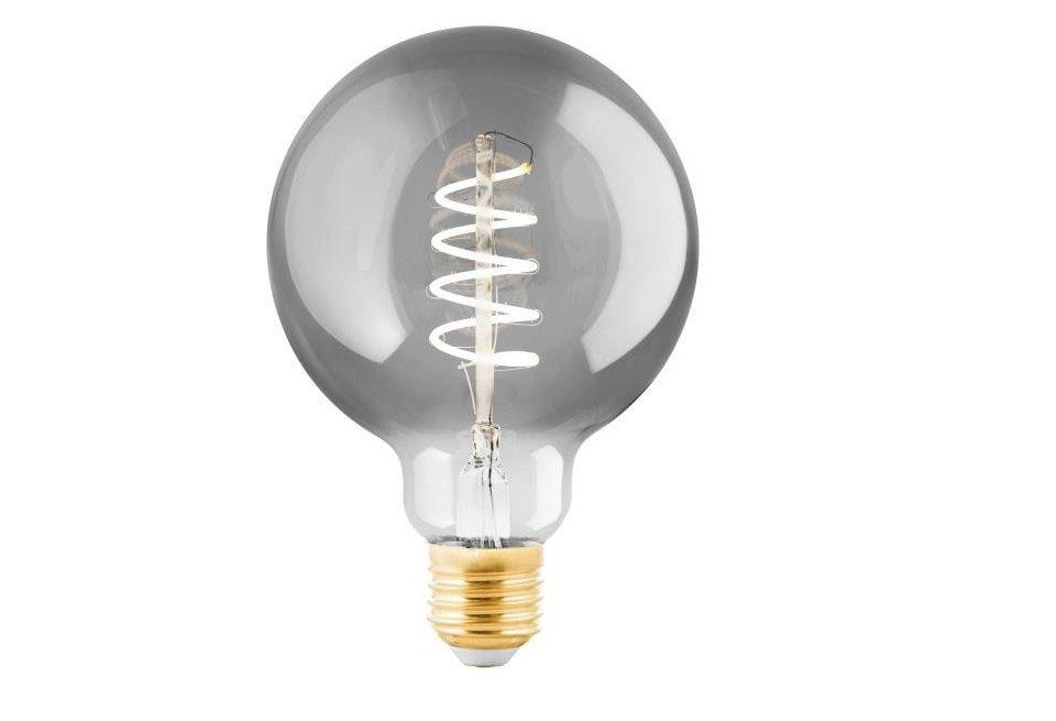 EGLO LED-Leuchtmittel Eglo LED Globe G95 E27 4W rauch, Dimmbar nicht Smart Home-fähig