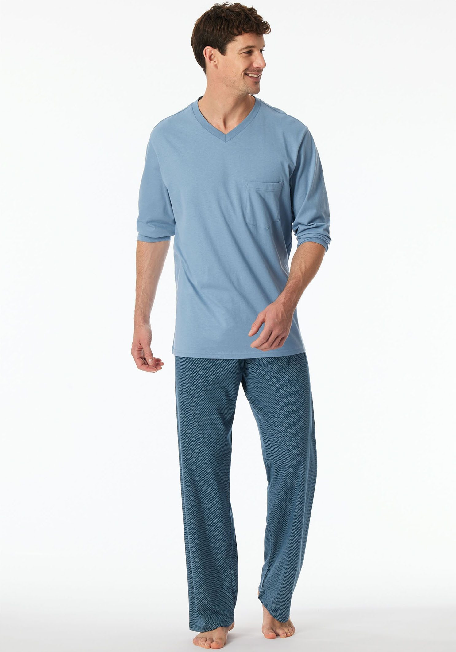 Schiesser Schlafanzug Comfort Essentials (2 tlg) günstig online kaufen