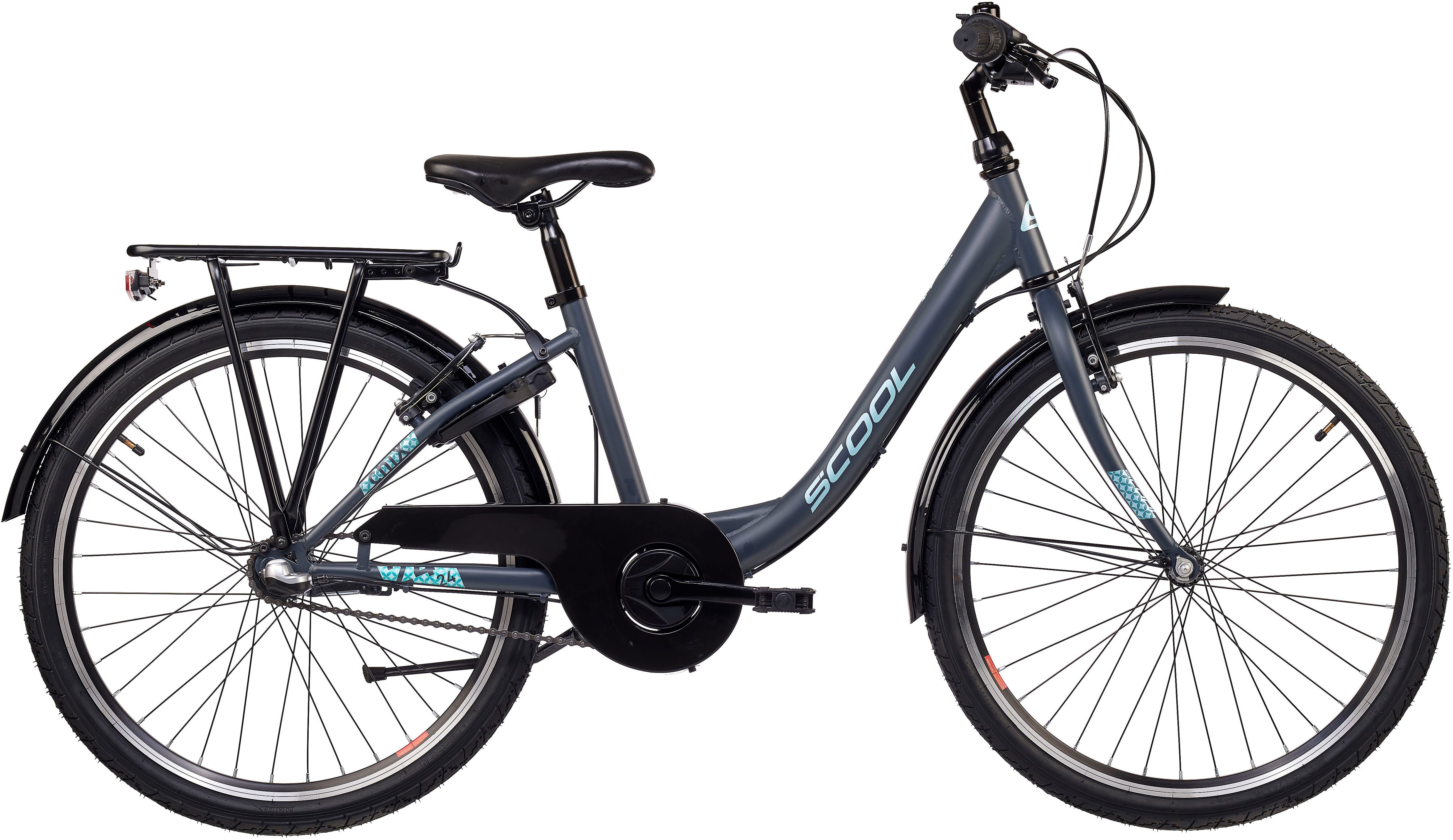 S’COOL Kinderfahrrad S'COOL chiX, 3 Gang Shimano, Nabenschaltung