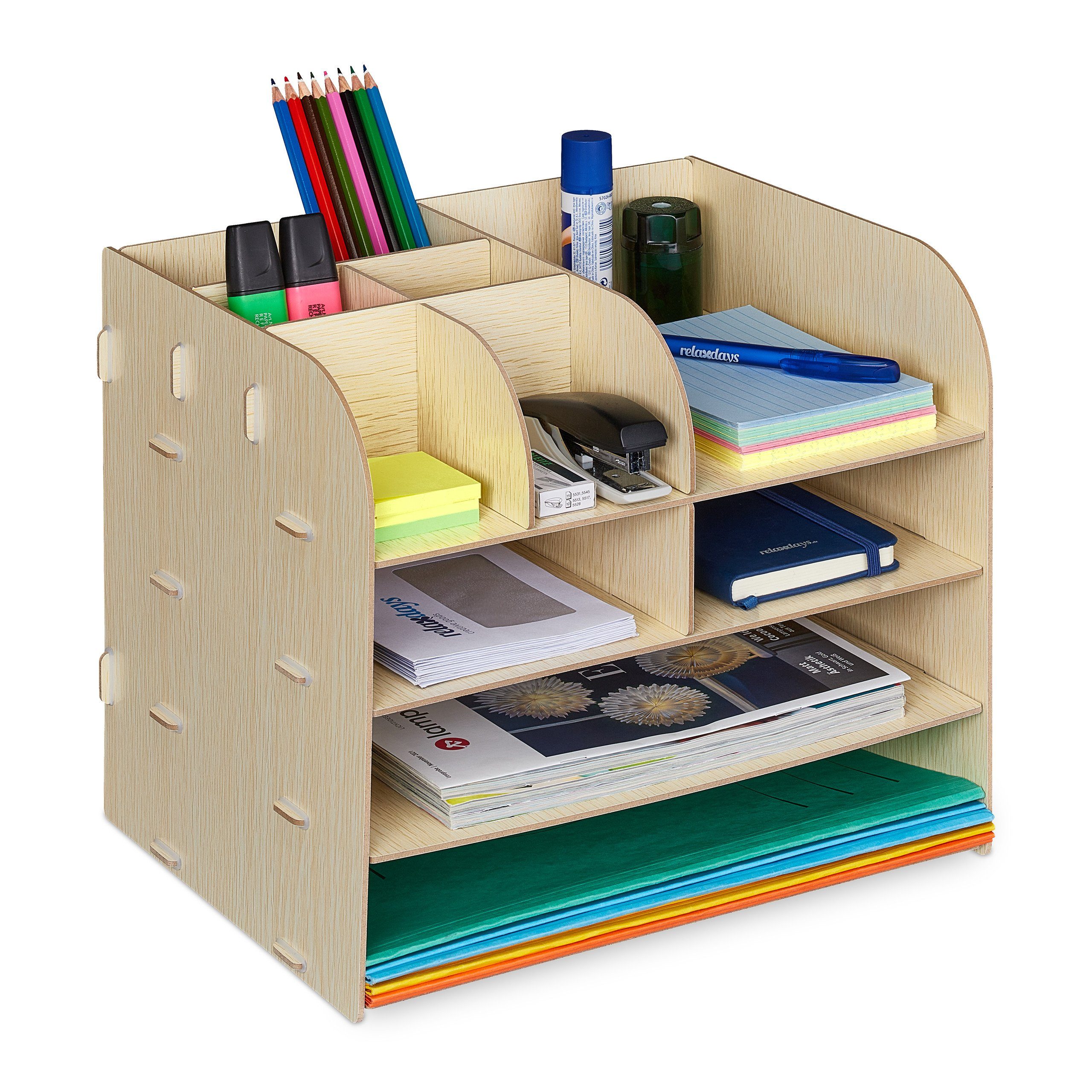 Relaxdays Schreibtisch Organizer