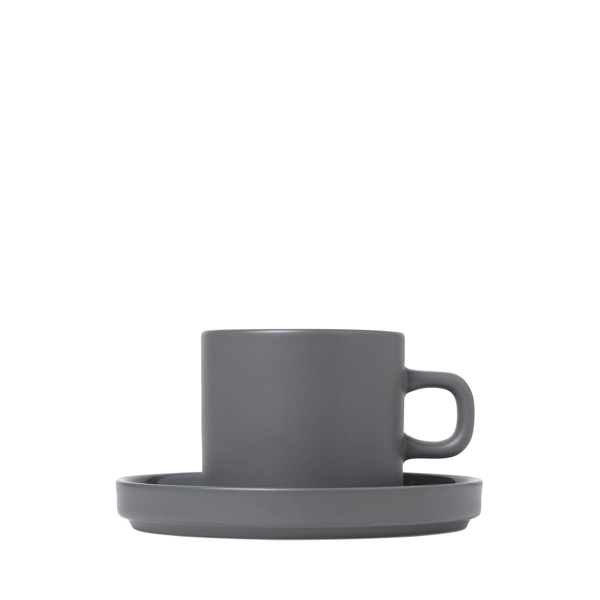 blomus Tasse -PILAR- Keramiktasse, Espressotasse, Kaffeetasse, 2-tlg., Keramik, Hochwertige Keramik, Zeitloses Design, Unikat