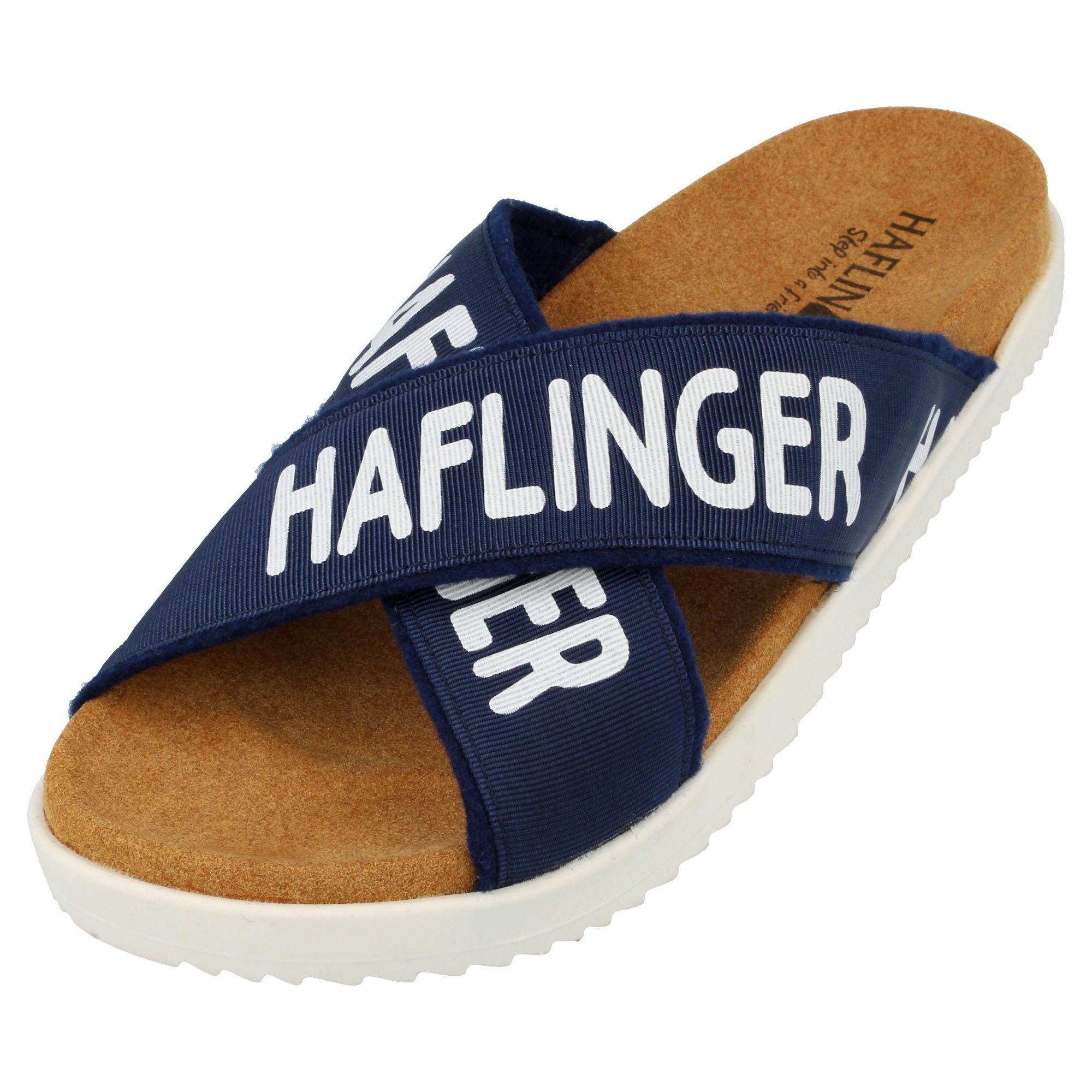 Haflinger Ibizia Summer Slide vegane Pantolette Sandale Damen Hausschuh