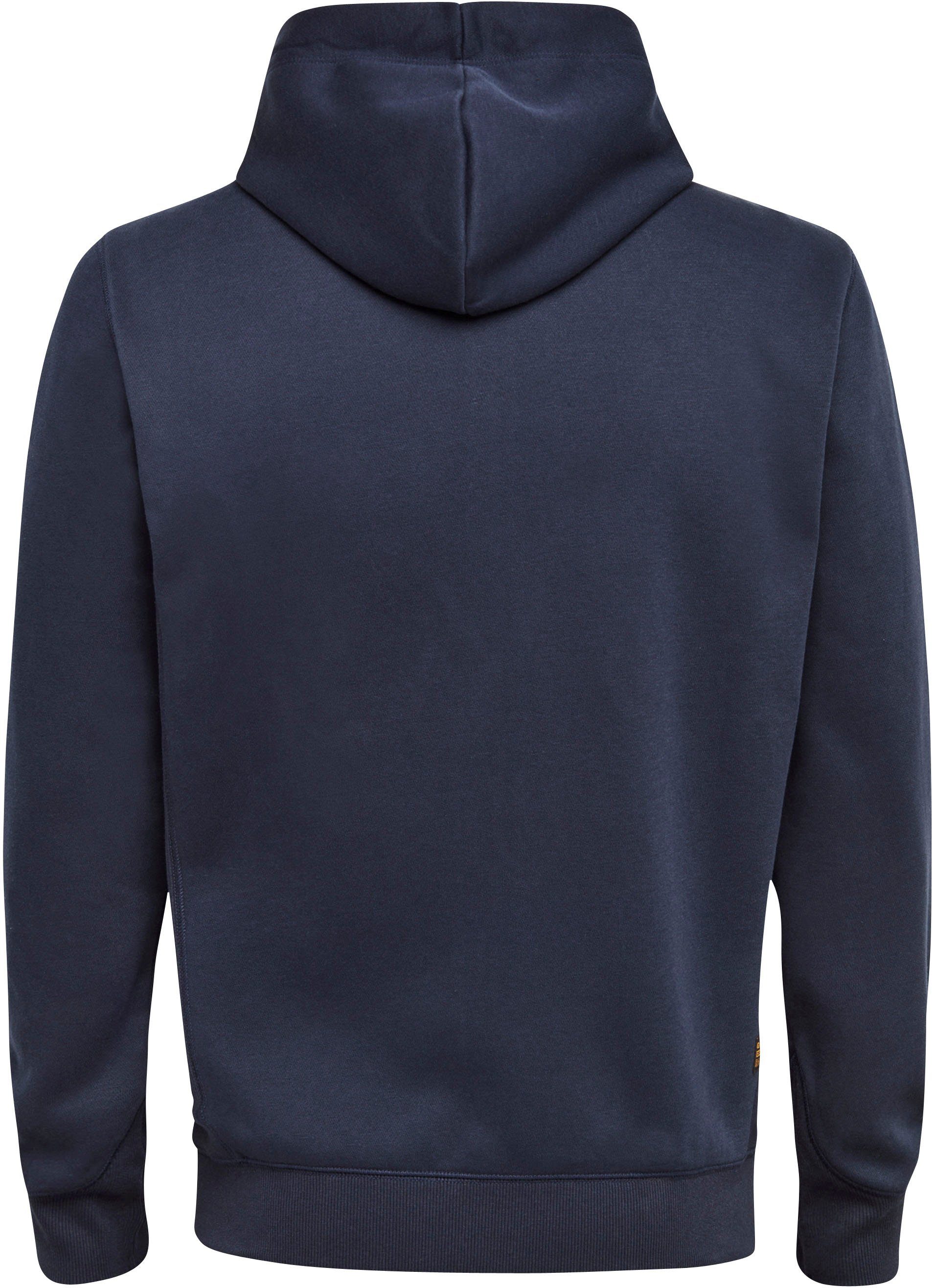 sartho RAW Zip G-Star Premium Basic blue Sweater Kapuzensweatjacke Hooded