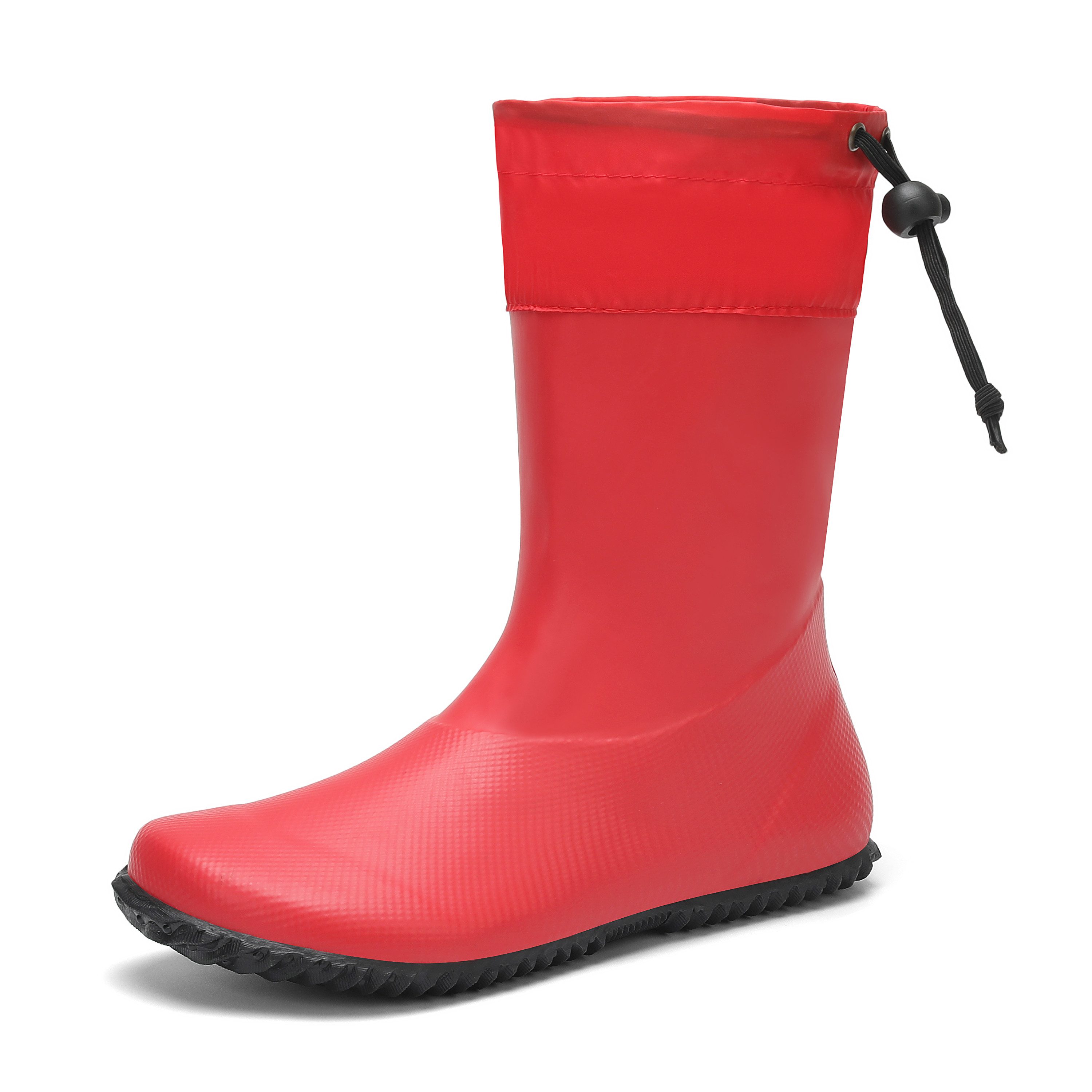 SAGUARO Barfußschuhe (Festival) Barfuß - Gummistiefel (3mm Sohlenstärke, Nullabsatz, bequem, leicht, leicht-gefüttert, rutschfest) Winter-Stiefel wasserdicht Regenschuhe Regen-Stiefel Schuhkragen vegan