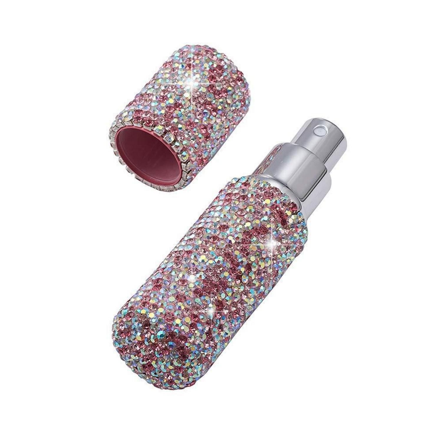 LuxusKollektion Parfümzerstäuber Parfümzerstäuber Glitzer 10ml Rosa